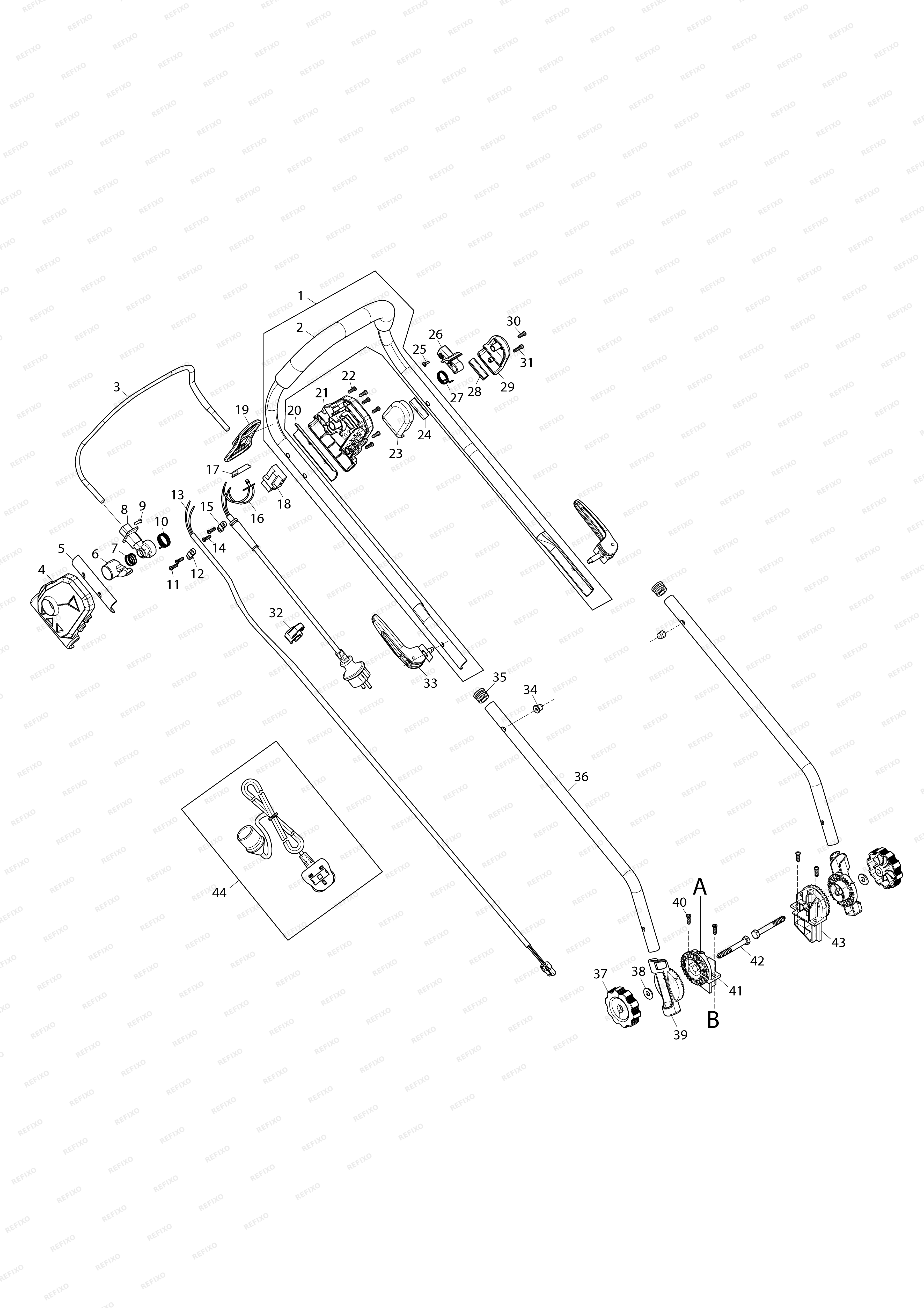 MAKITA EM331 — схема запчастей