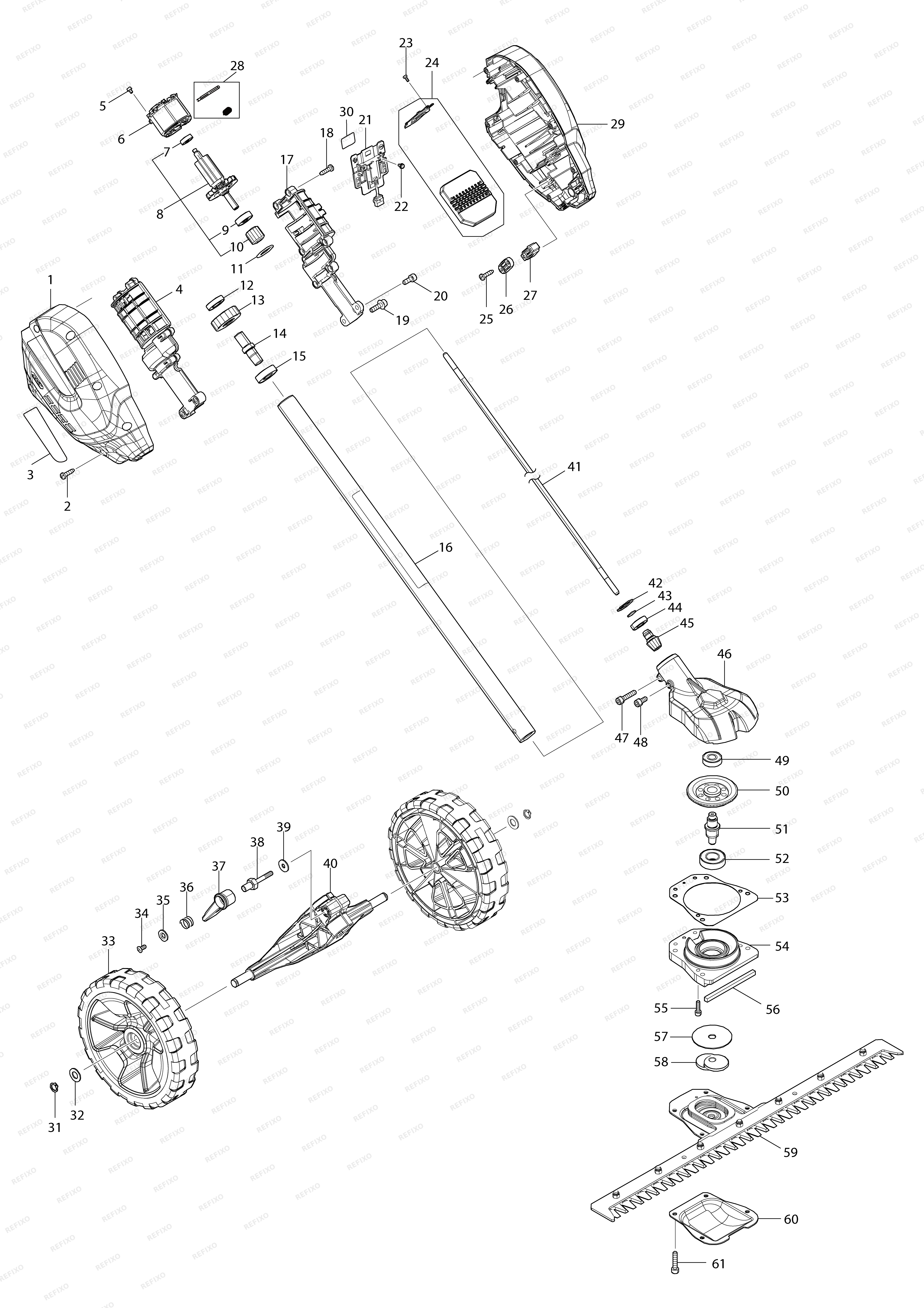 MAKITA UG001G — схема запчастей