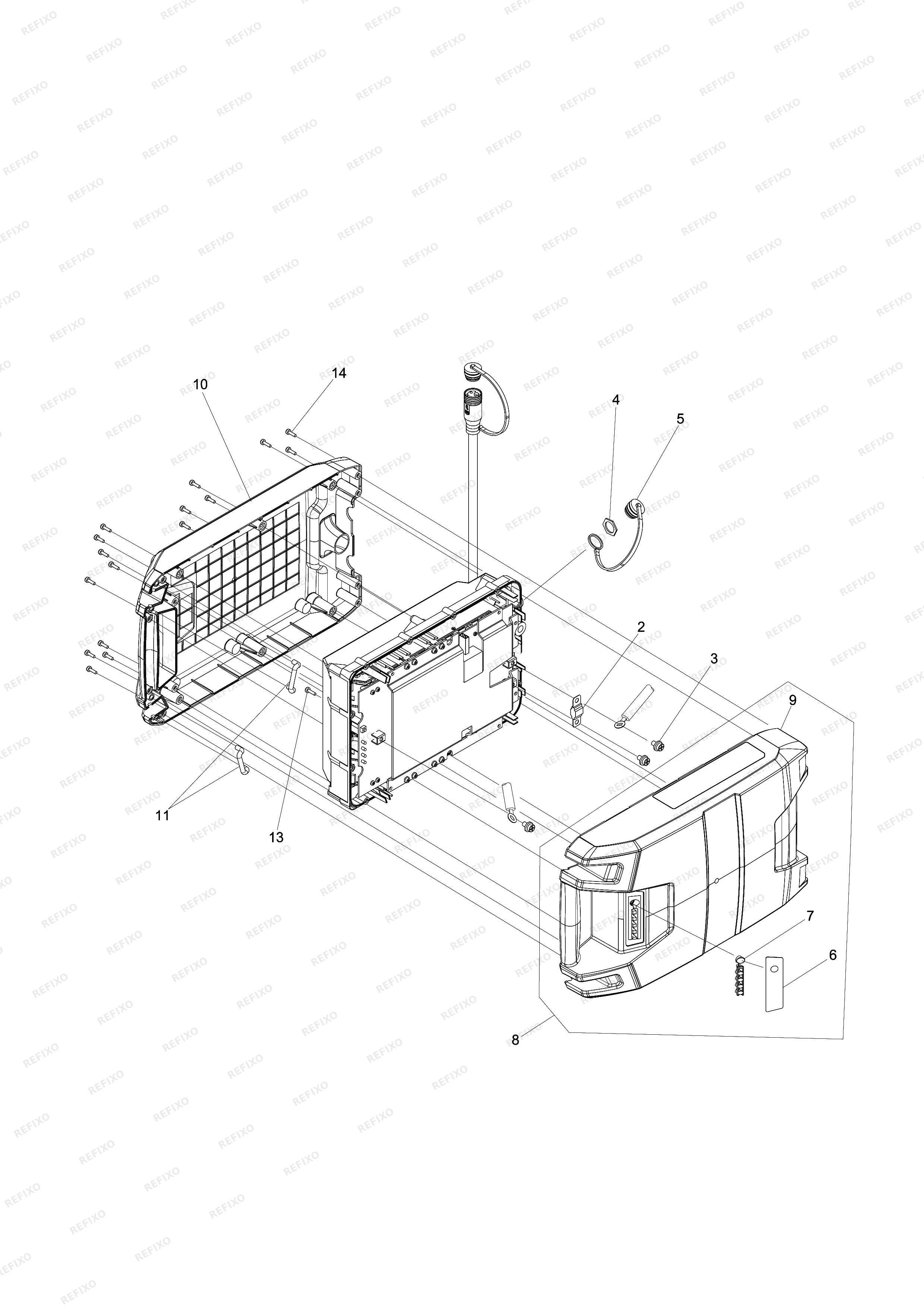 MAKITA BL36120A — схема запчастей