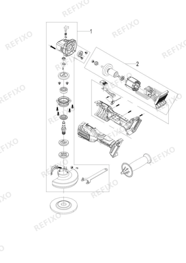 Greenworks 3200207-Exploded view дата производства до 22-04-2024 — схема запчастей