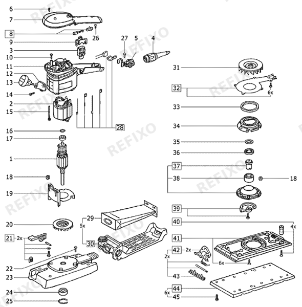 Festool RS 200 Q-Plus - RUTSCHER 567762 — схема запчастей