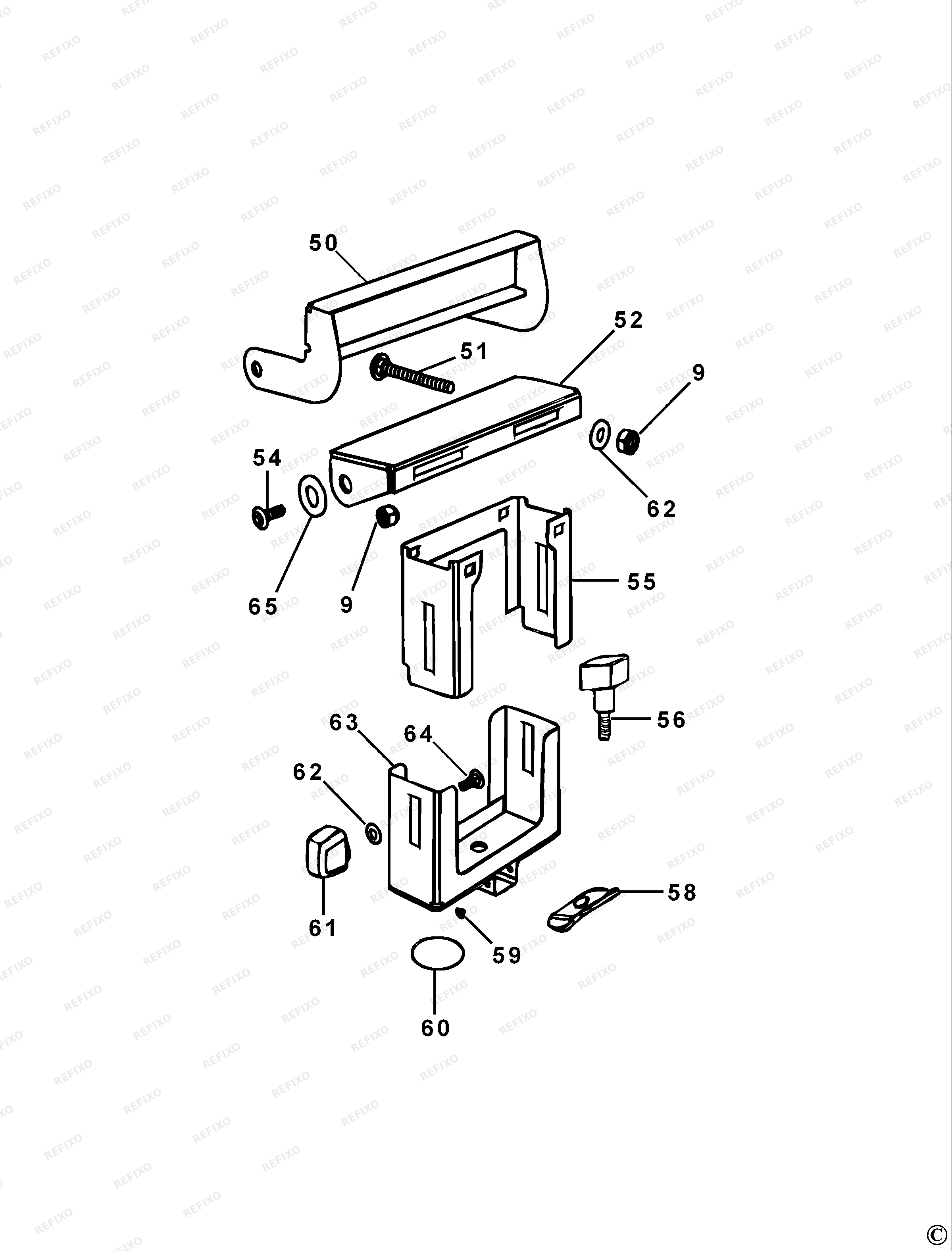 DeWalt ДОПОЛНИТЕЛЬНЫЕ ПРИНАДЛЕЖНОСТИ СТЕНДА DE7024 — схема запчастей