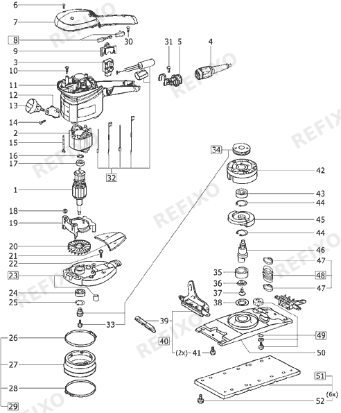 Festool RS 100 CQ - Rutscher 567759 — схема запчастей