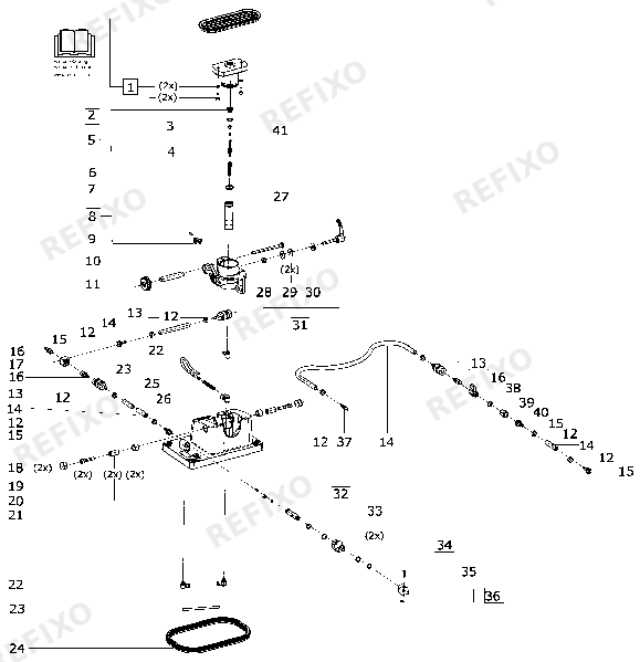 Festool VAC SYS SE 2 - Vakuumeinheit 580062 — схема запчастей
