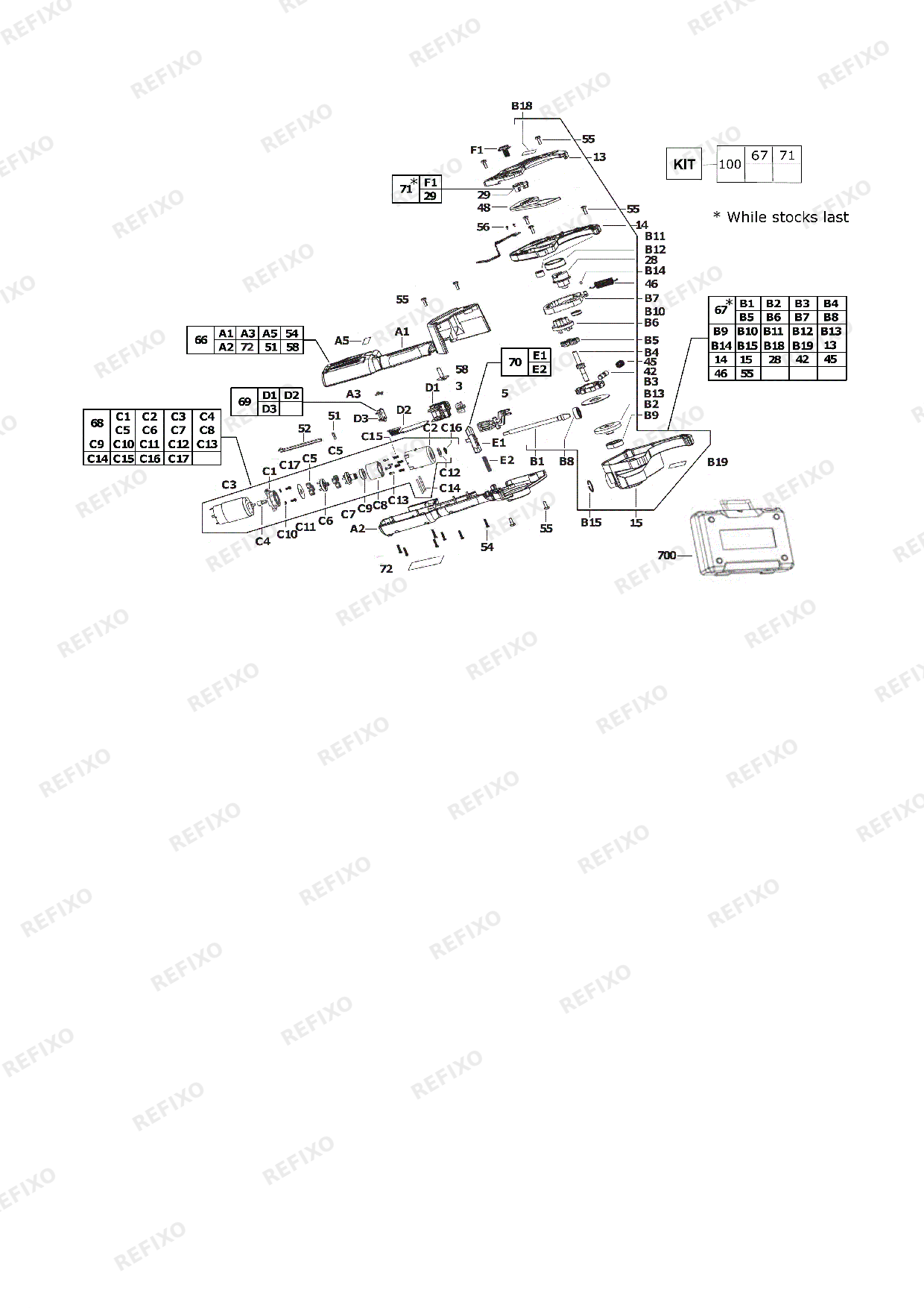 MILWAUKEE C12PPC 0 4933416550 4000431243 — схема запчастей
