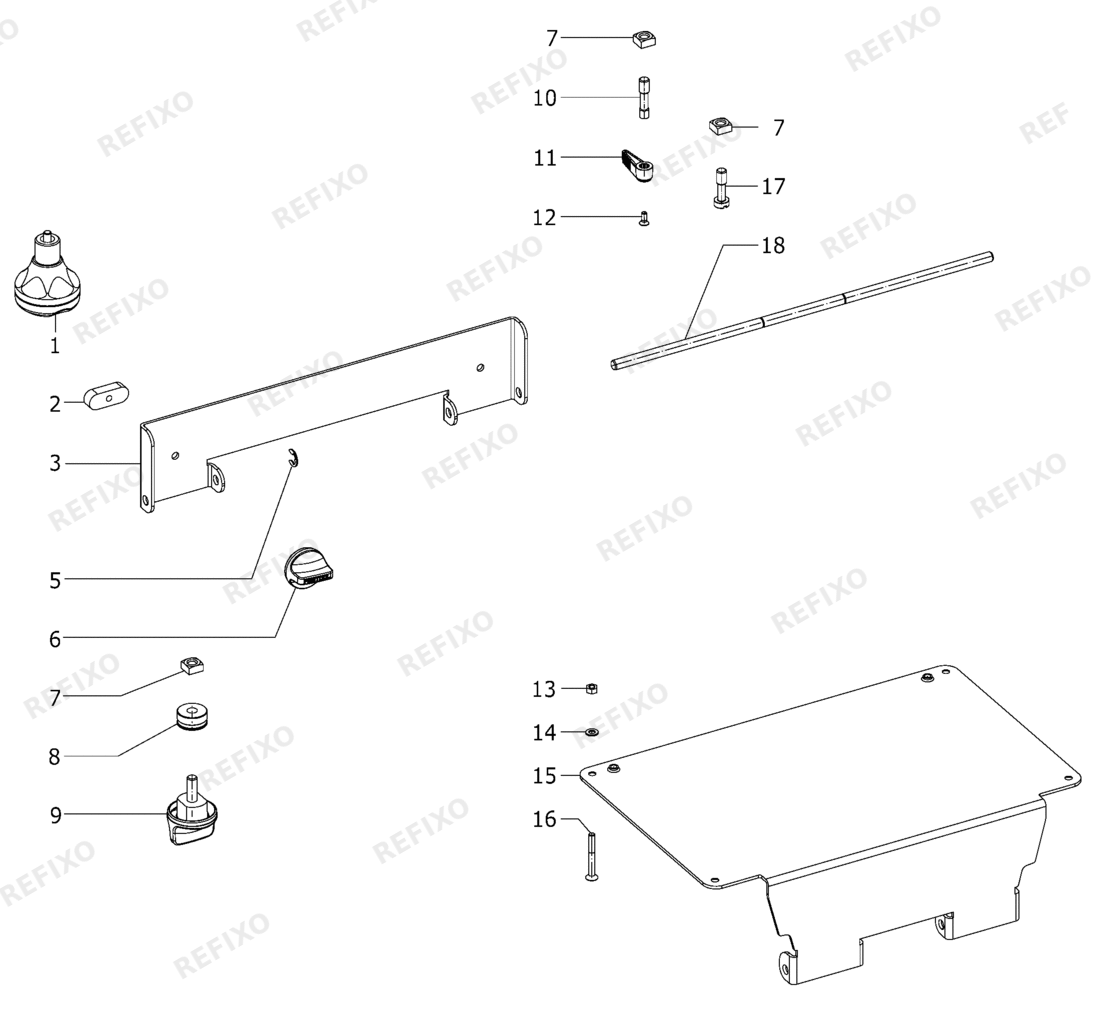 Festool Adapter VAC SYS AD MFT 3 - Adapter VAC SYS AD MF 494977 — схема запчастей