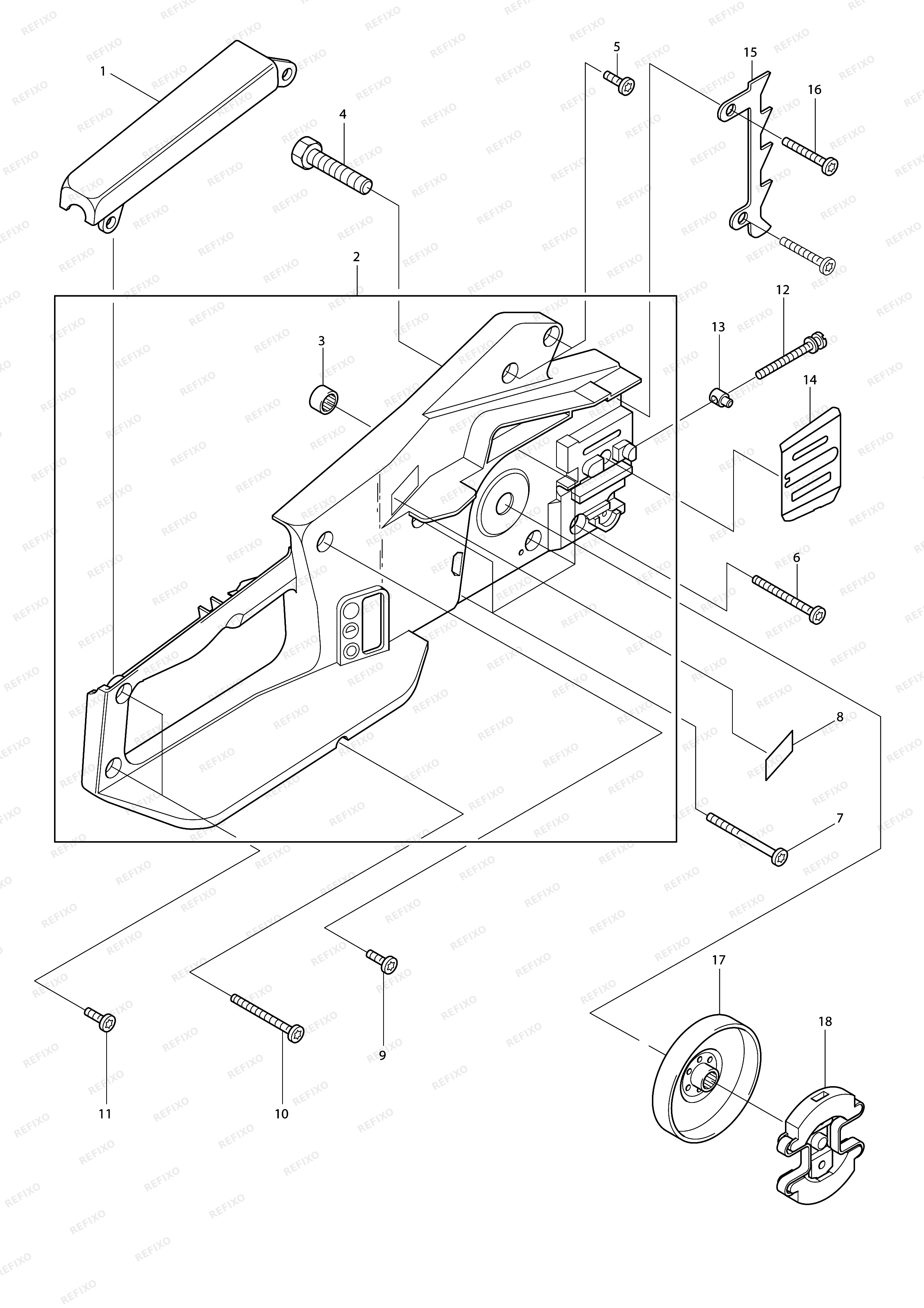 MAKITA DES300 — схема запчастей