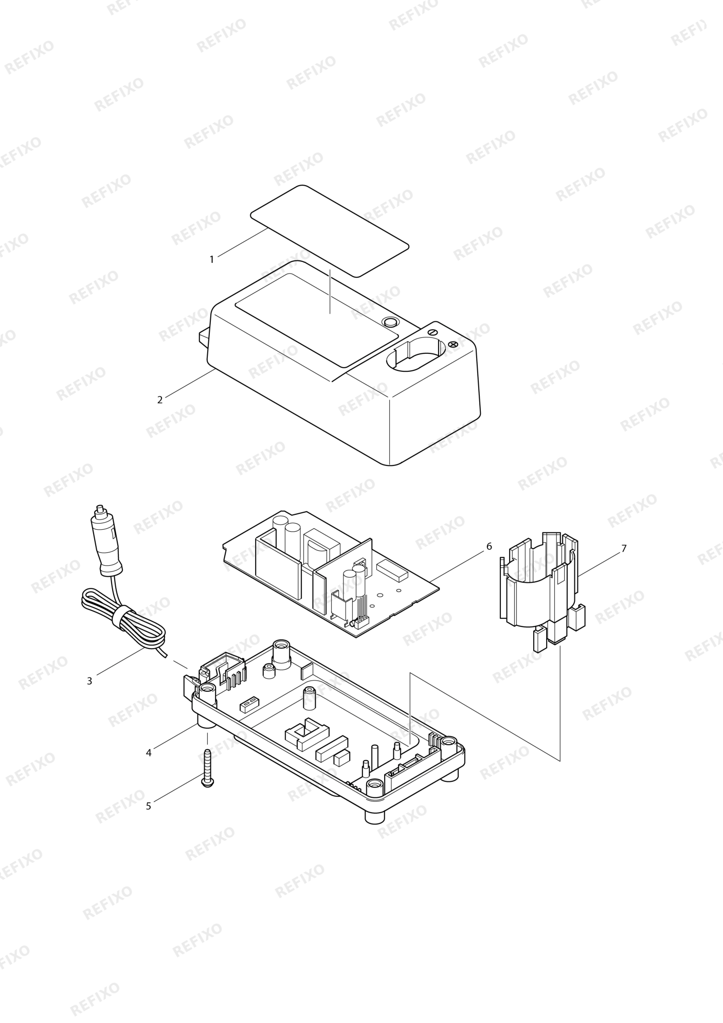 MAKITA DC1822 — схема запчастей