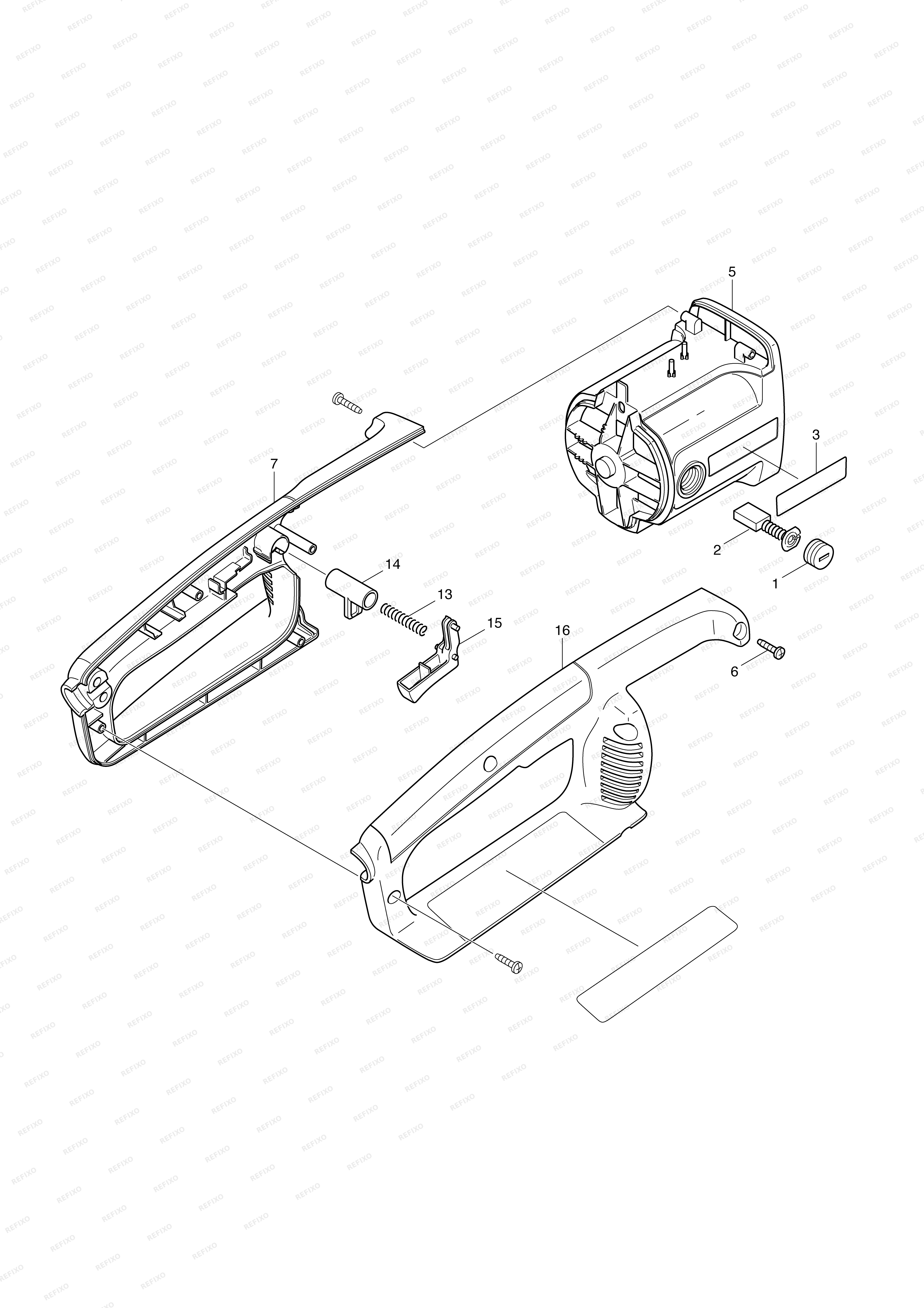 MAKITA UC3501A — схема запчастей