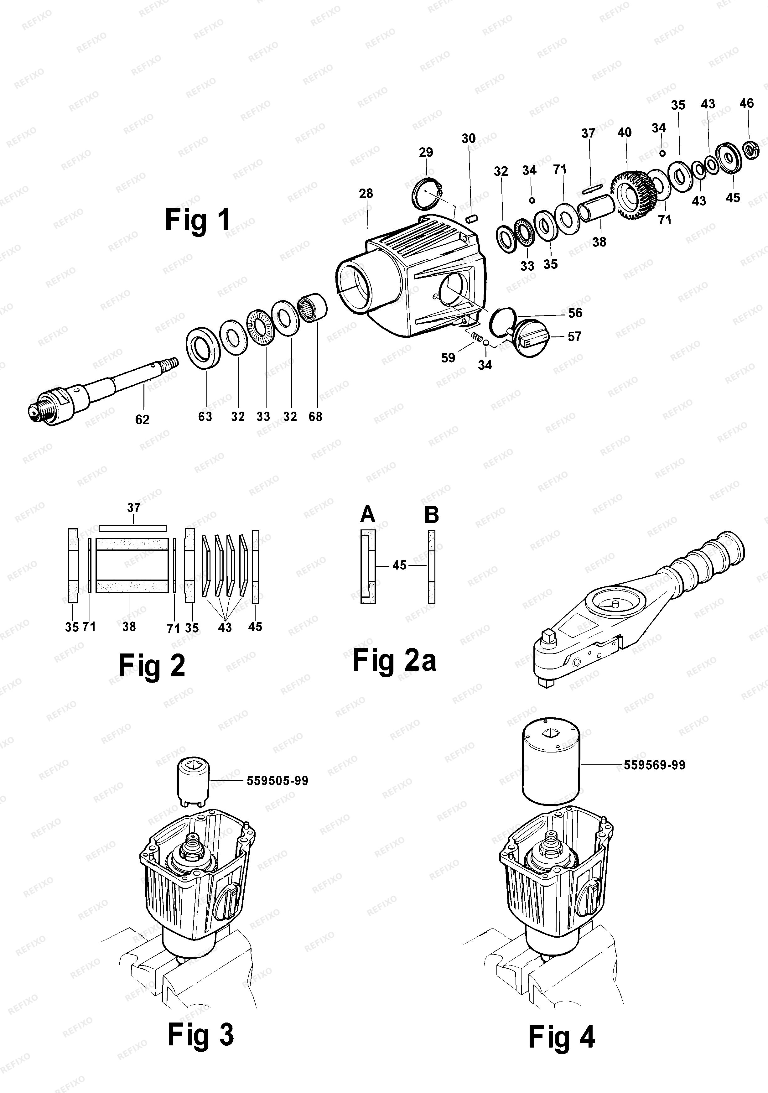DeWalt АЛМАЗНАЯ ДРЕЛЬ DB10EKL — схема запчастей