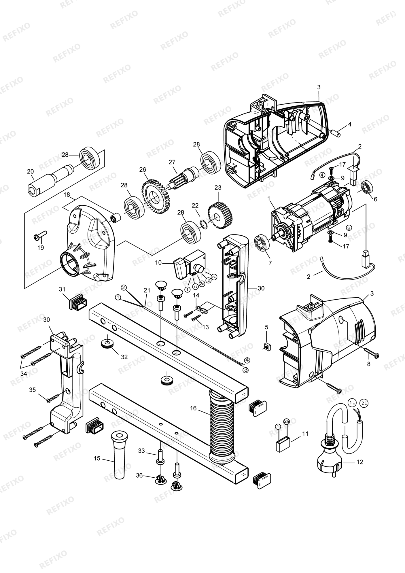 MAKITA UT1200 — схема запчастей