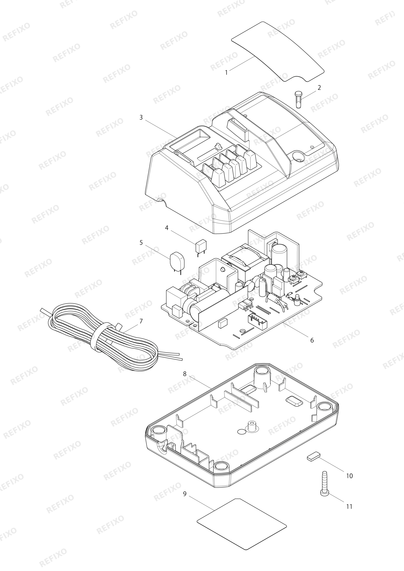 MAKITA DC18WA — схема запчастей