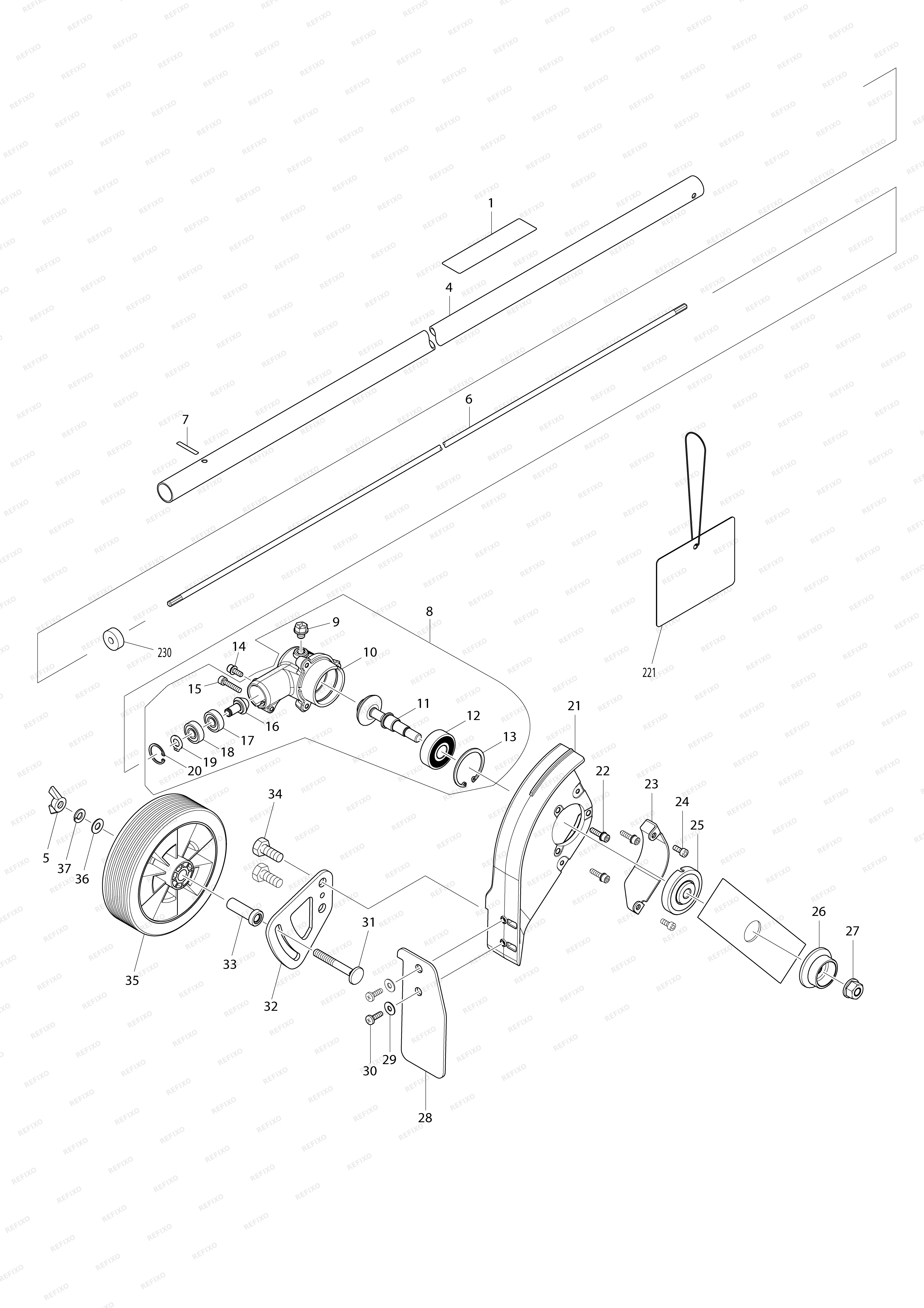 MAKITA EE2650H — схема запчастей