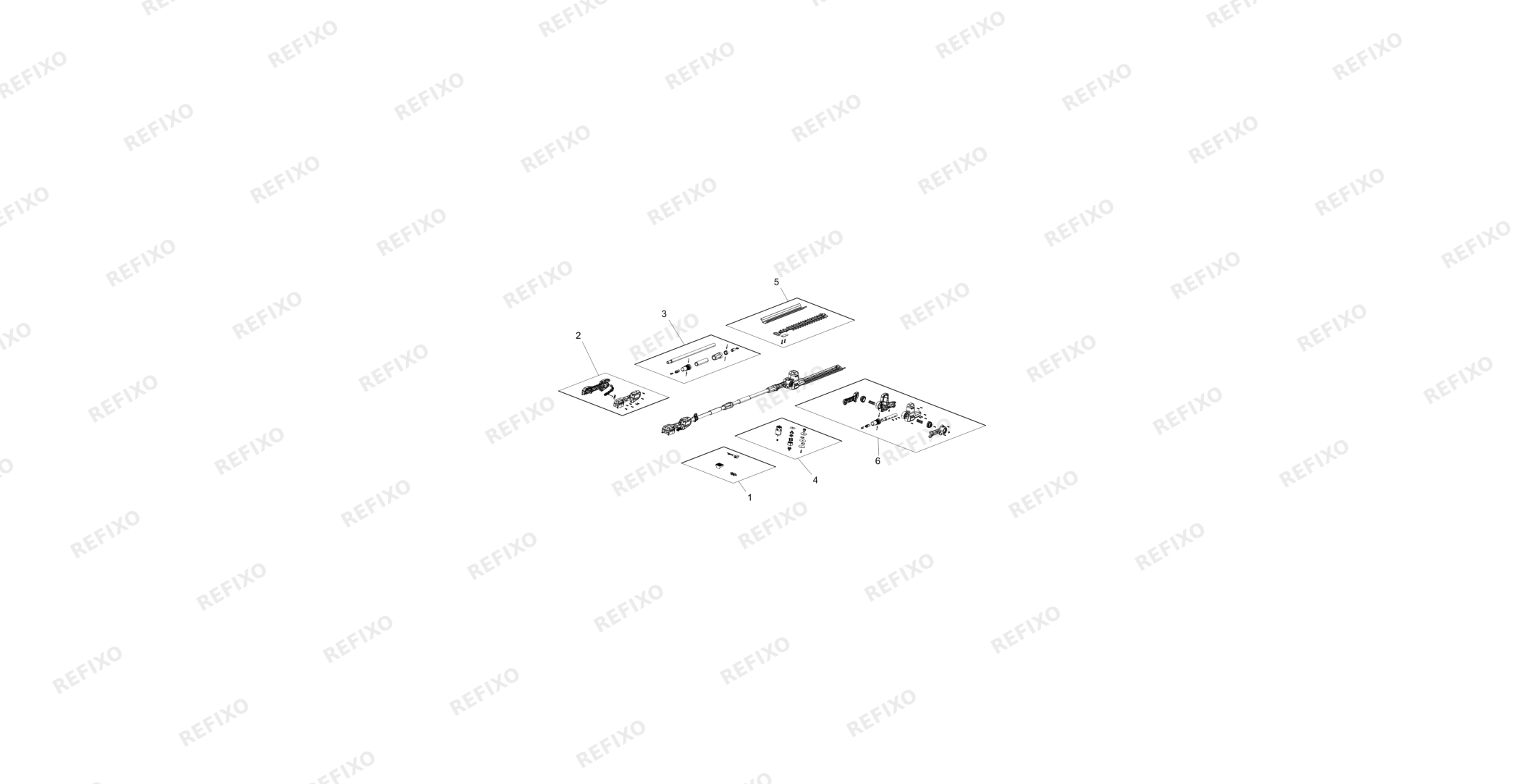 Greenworks 2301907 exploded view — схема запчастей