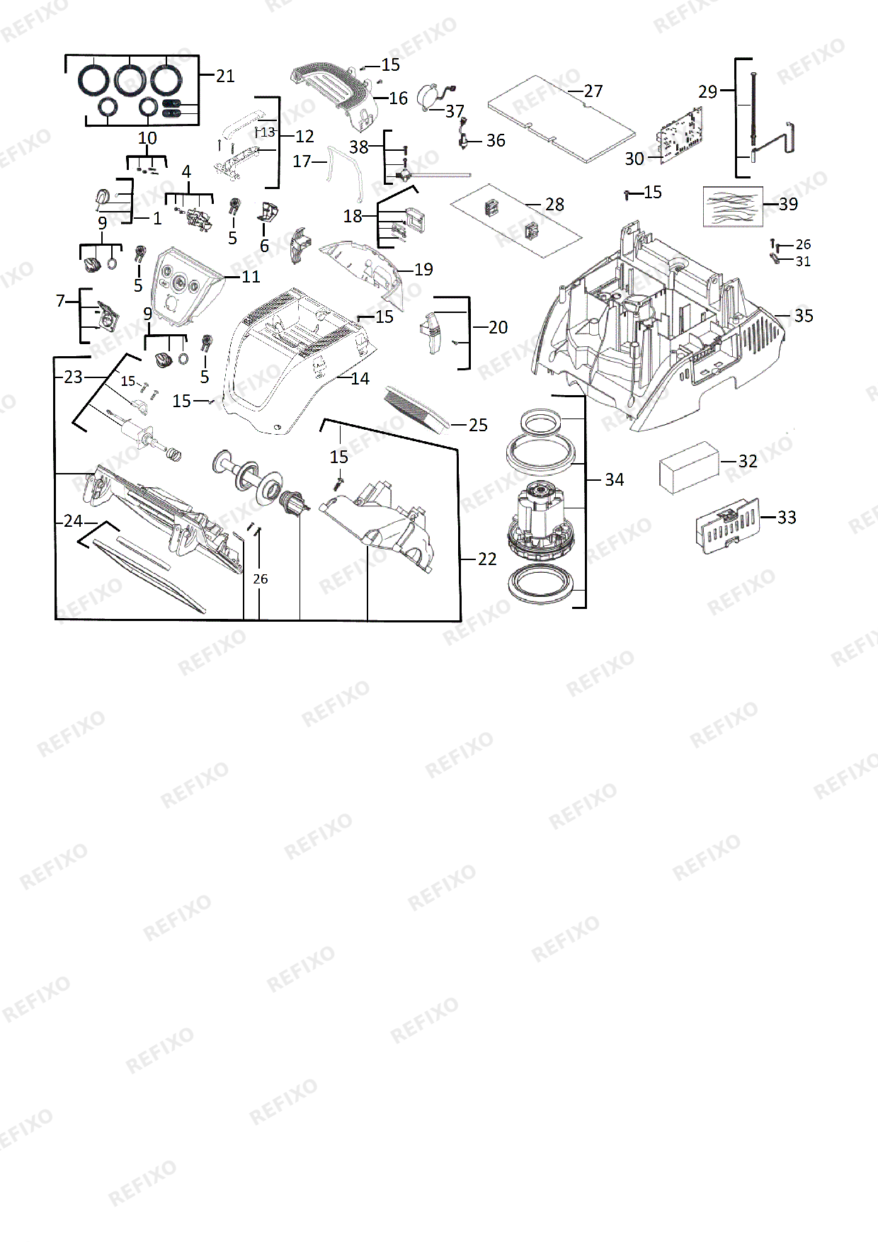 MILWAUKEE AS 30MACAC30LMCLASS 4933459415 4000458795 — схема запчастей