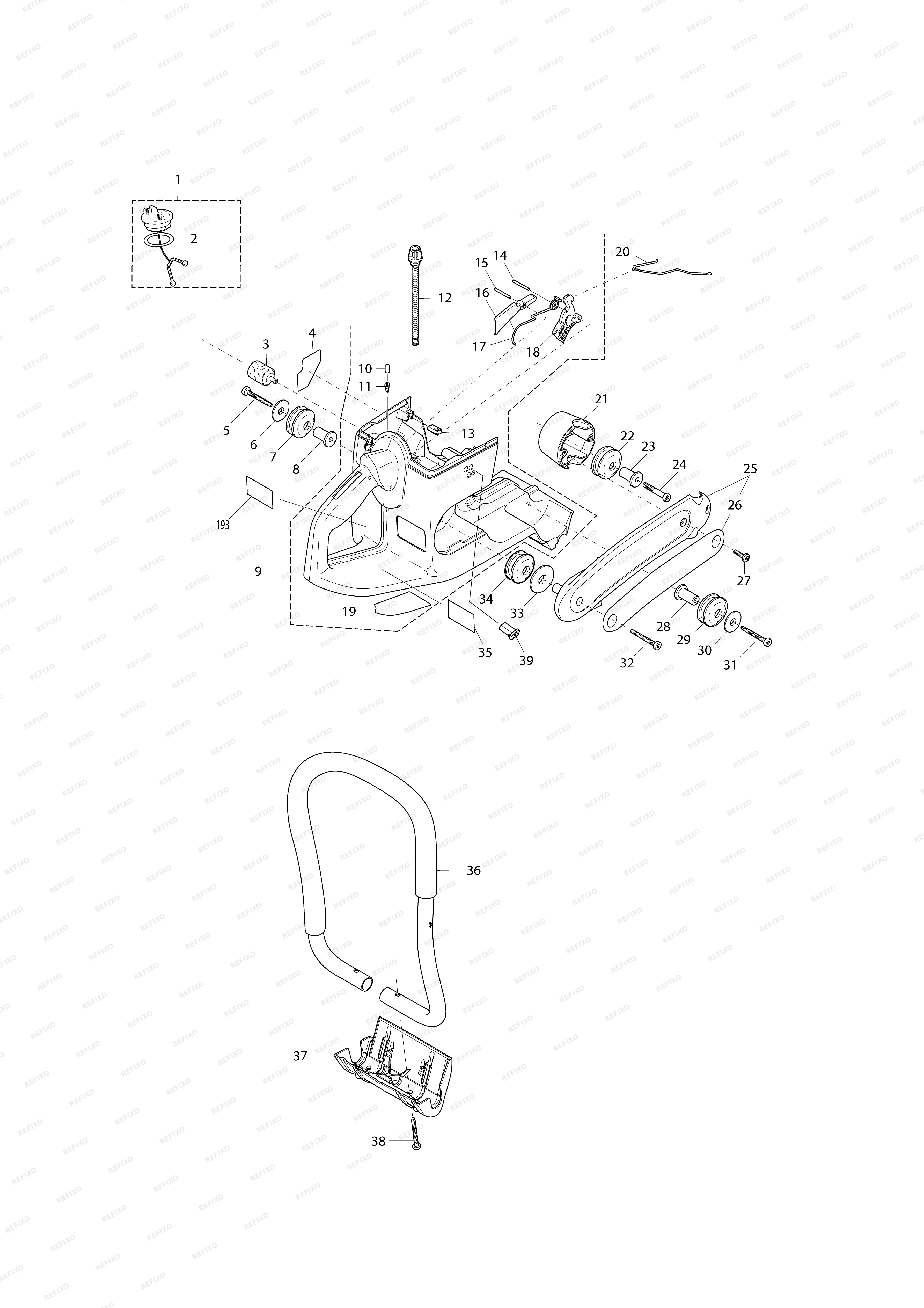 MAKITA DPC7331 — схема запчастей