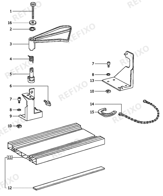 Festool SE-EHL - Stationär-Einrichtung 488524 — схема запчастей