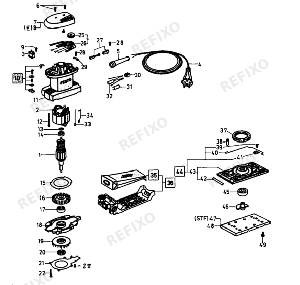 Festool RS 4 E - Rutscher 486864 — схема запчастей