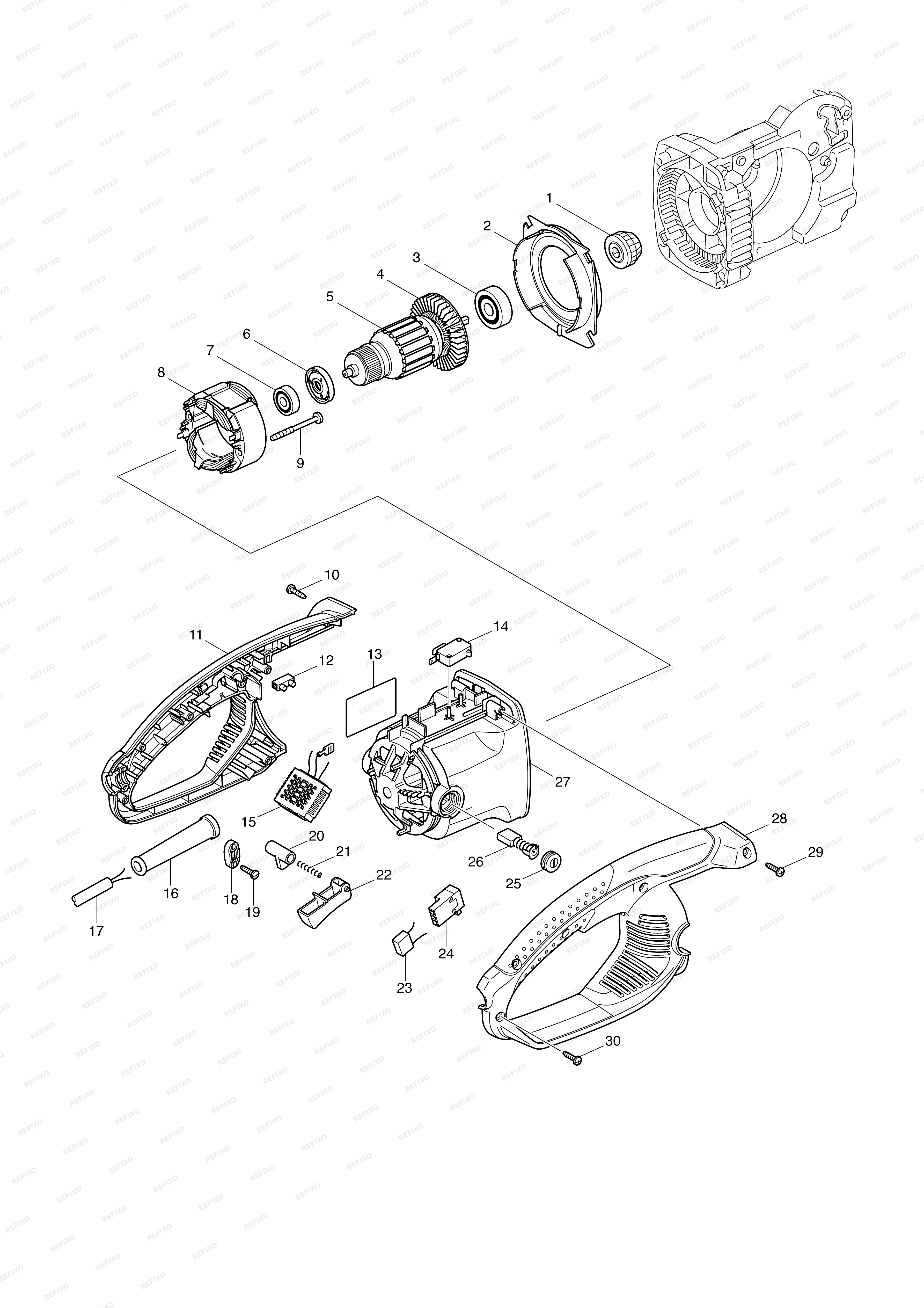 MAKITA UC4030A — схема запчастей