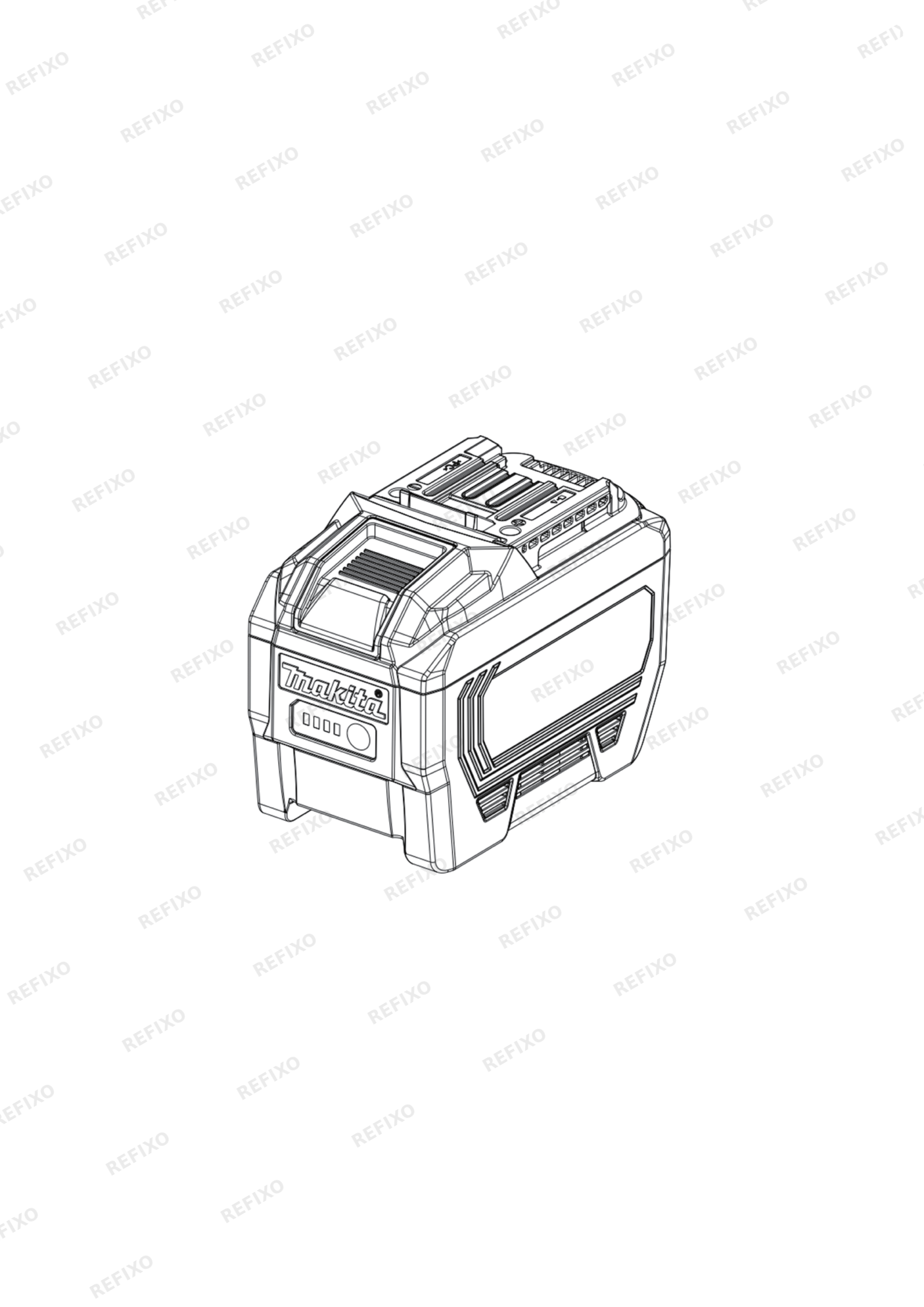 MAKITA BL4080F — схема запчастей