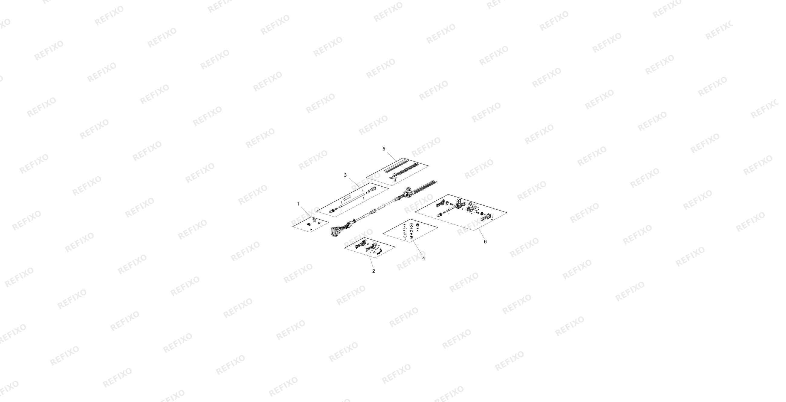 Greenworks 2302007 exploded view — схема запчастей