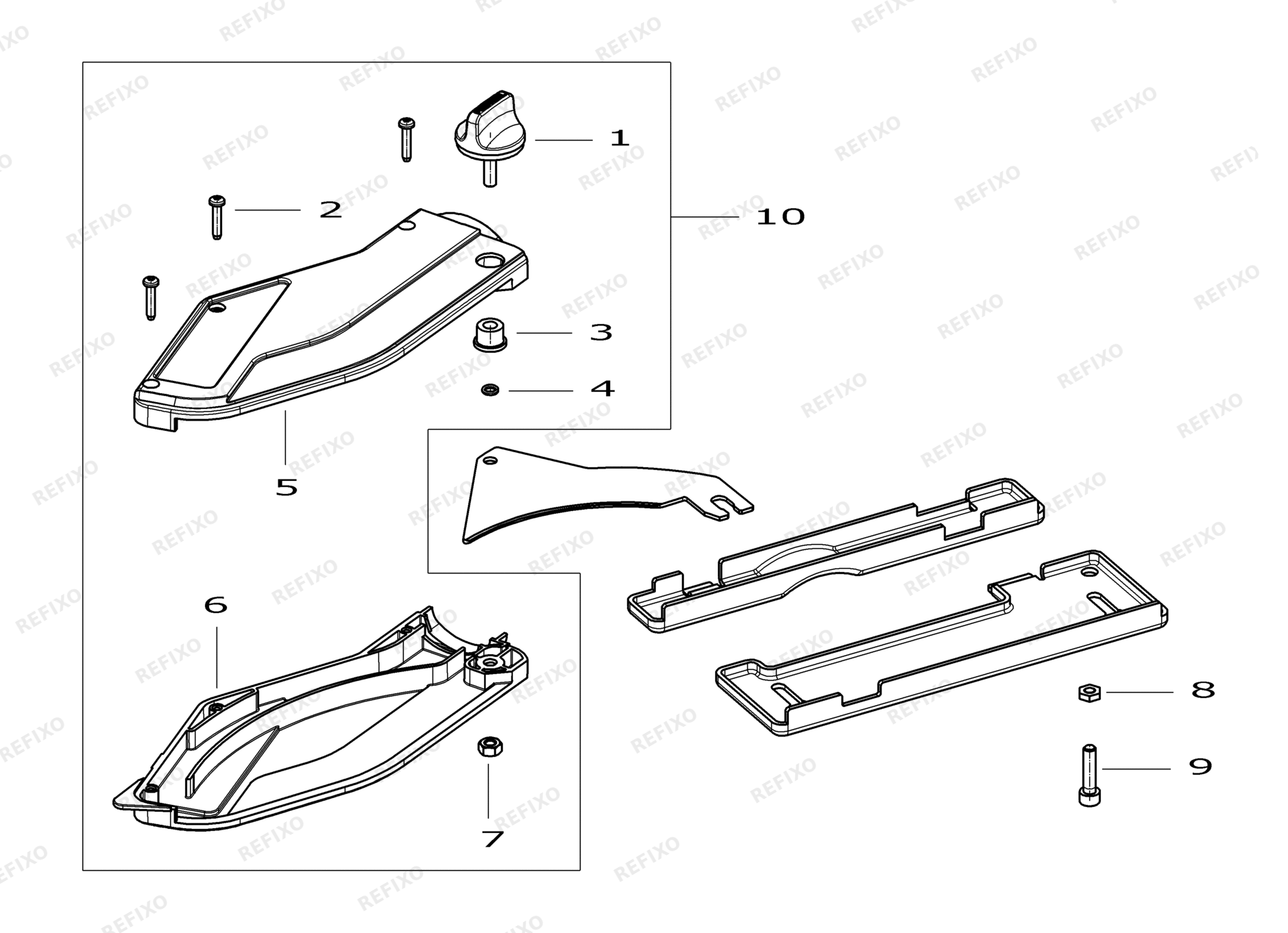 Festool Bausatz Basis BS 65 T 486745 — схема запчастей