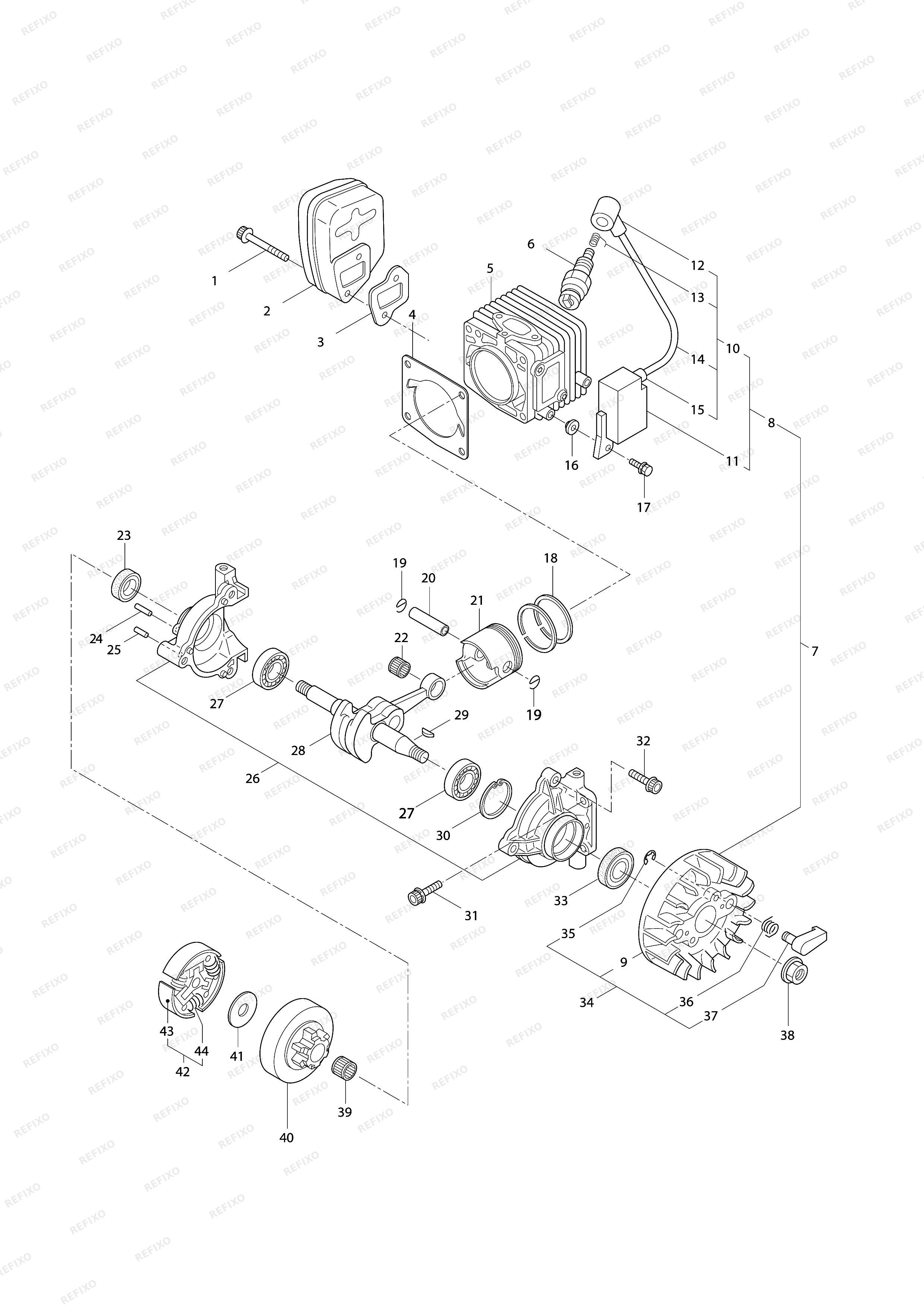 MAKITA EA3110T — схема запчастей