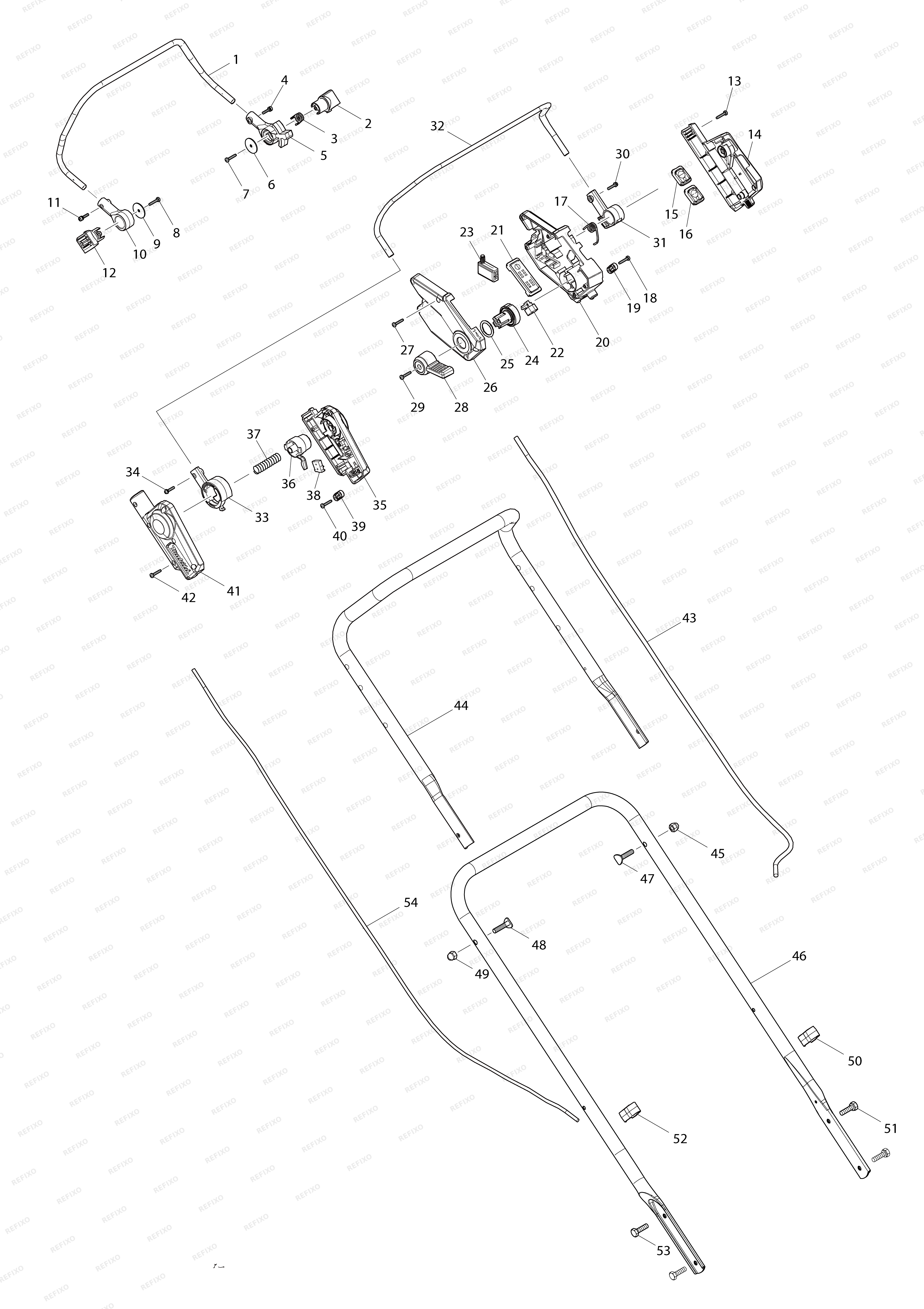 MAKITA DLM533 — схема запчастей