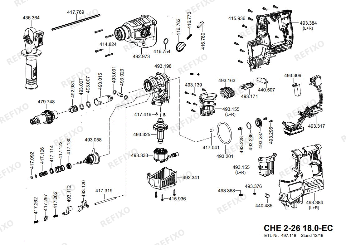 Flex CHE 2-26 18.0-EC C — схема запчастей