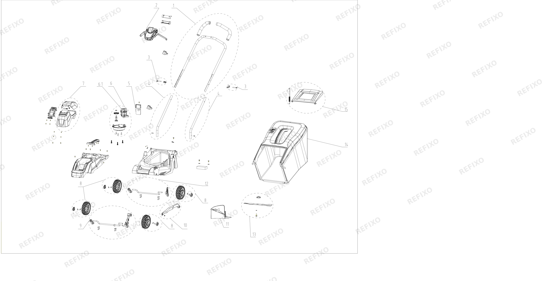 Greenworks 2520607-Exploded view 1216 ДАТА ПРОИЗВОДСТВА до 01-01-2026 — схема запчастей