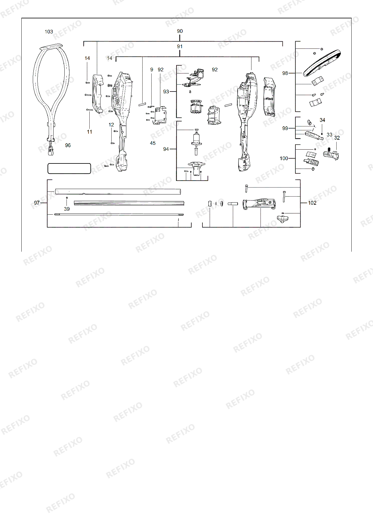 MILWAUKEE M18FOPHLTKIT 0 4933464956 4000469757 — схема запчастей