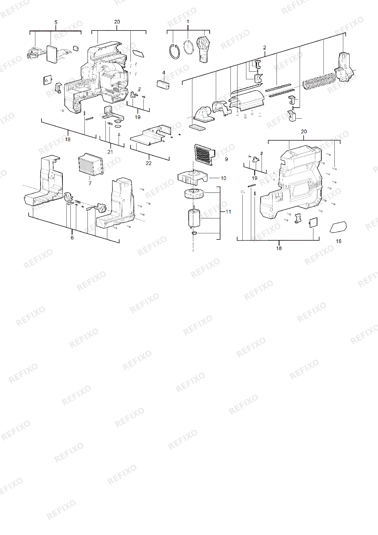 MILWAUKEE M18CDEX 4933447450 4000452469 — схема запчастей