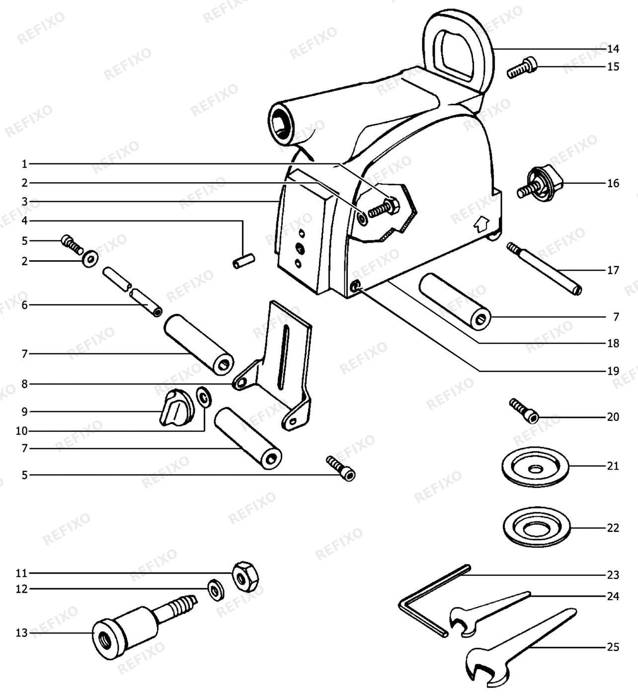 Festool HR RUSTOFIX 485035 — схема запчастей