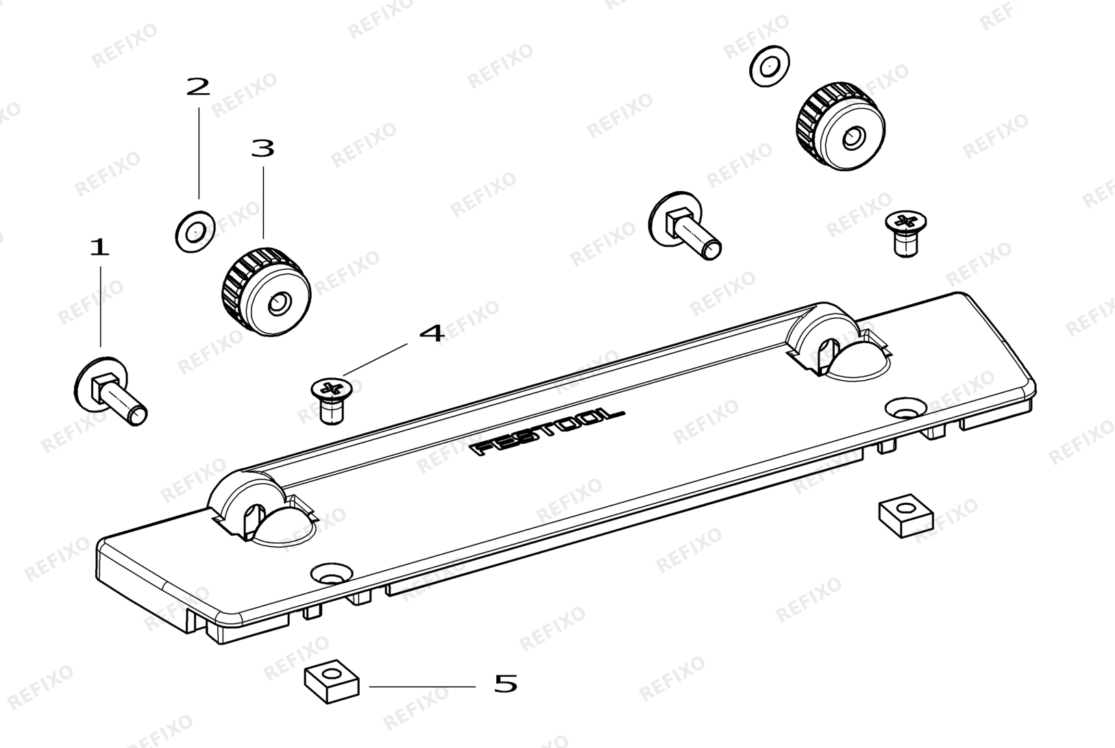 Festool ADAPTER GECKO DOSH-FSAD 492616 — схема запчастей