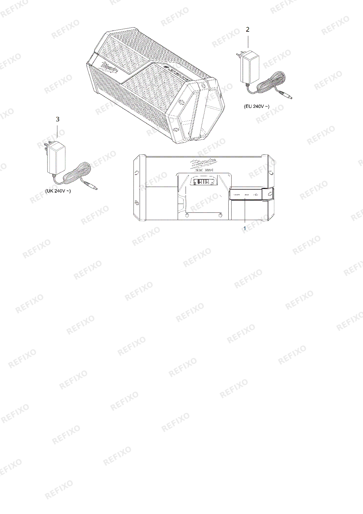 MILWAUKEE M12 18JSSP 0 4933459275 4000458579 — схема запчастей
