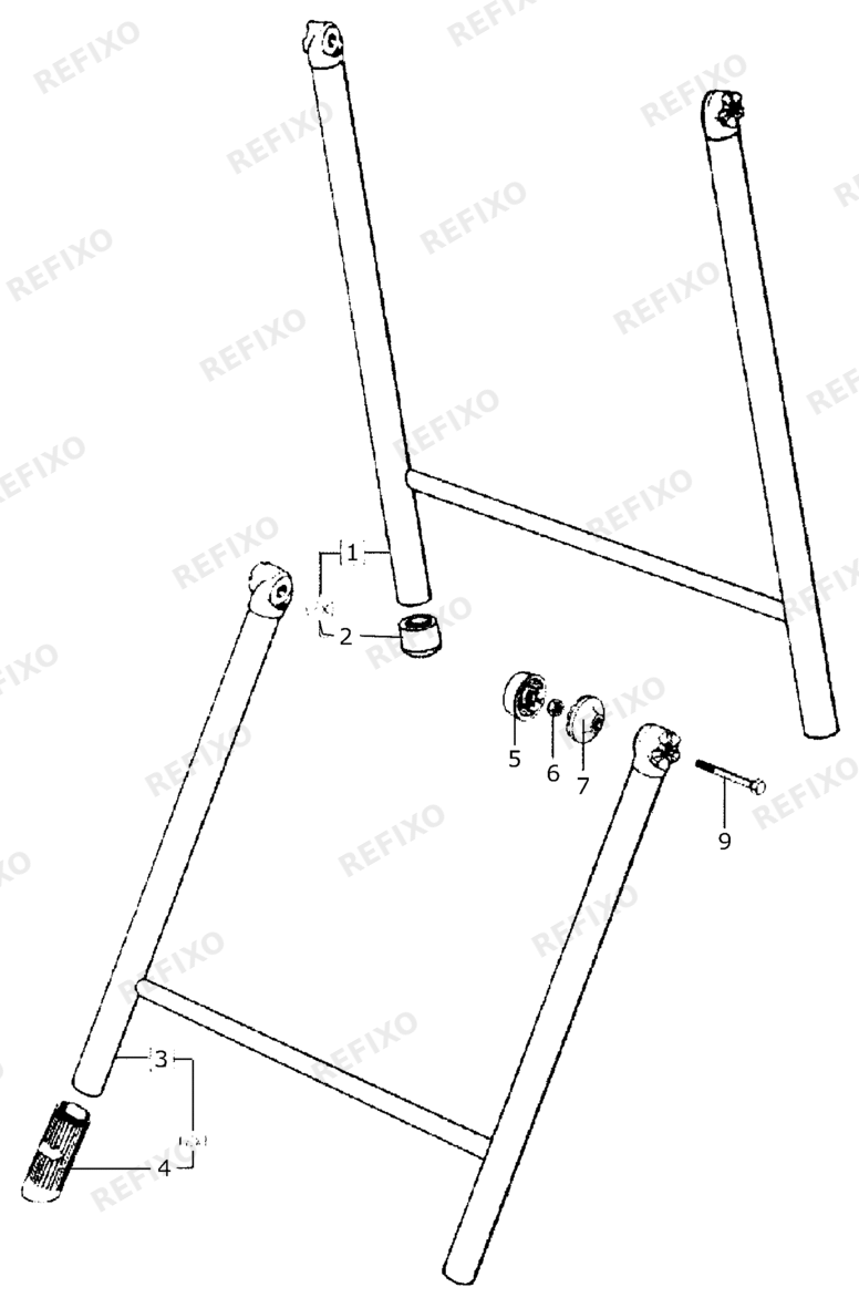 Festool Klappbeine 483014 — схема запчастей