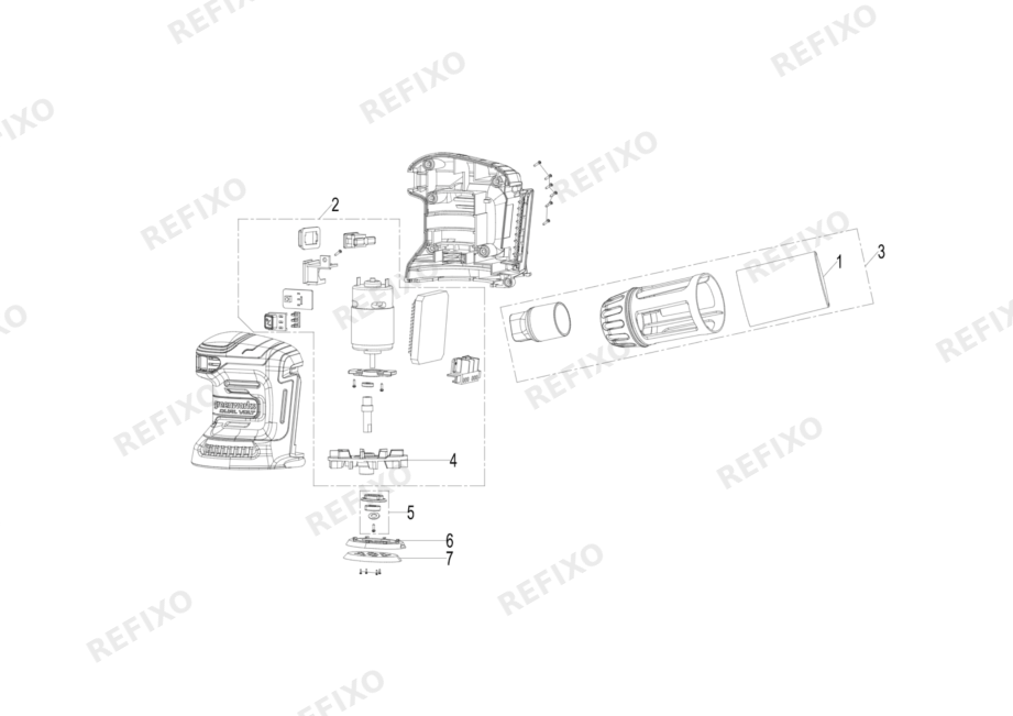 Greenworks 3100907RU-Exploded view — схема запчастей