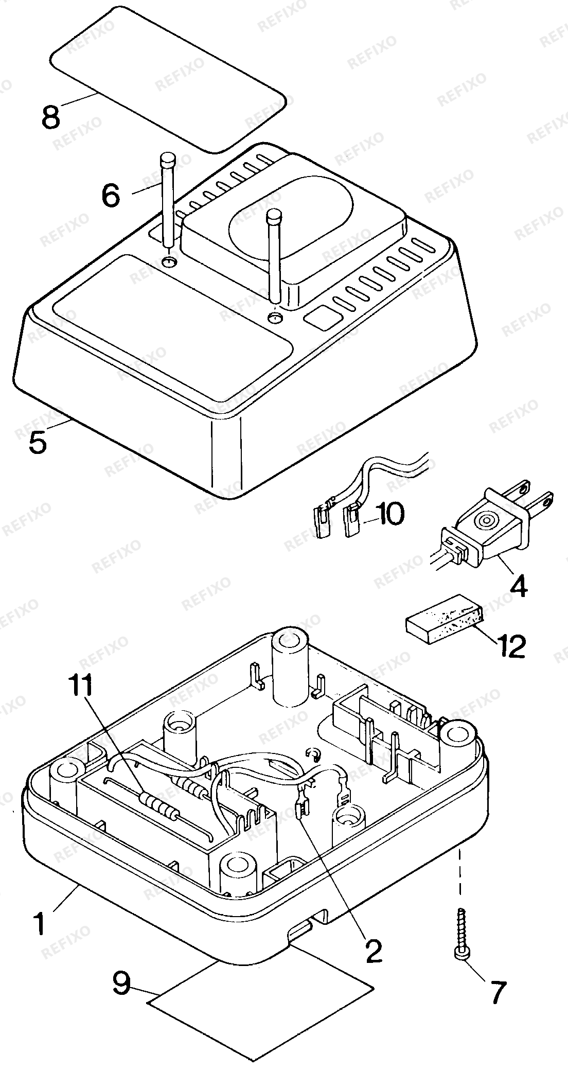 Black&Decker ET900C47 CHARGER 69-790-47 — схема запчастей