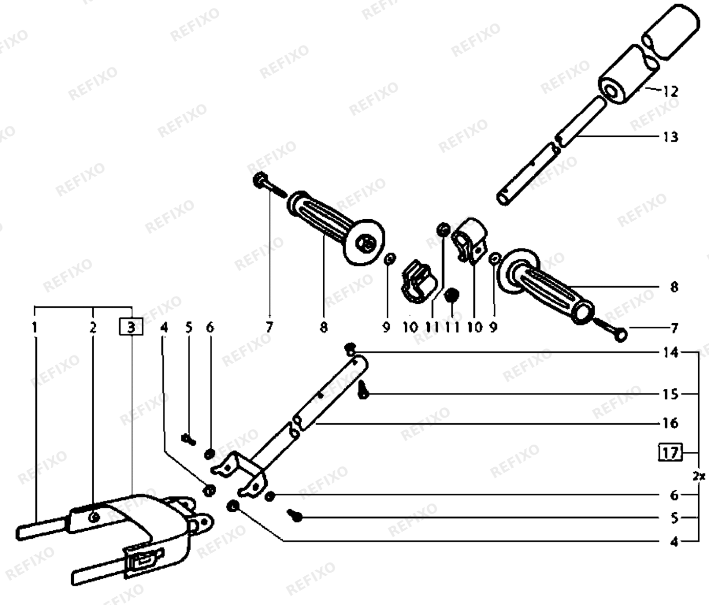 Festool SG-TPERS 1 - Stielgriff 486375 — схема запчастей