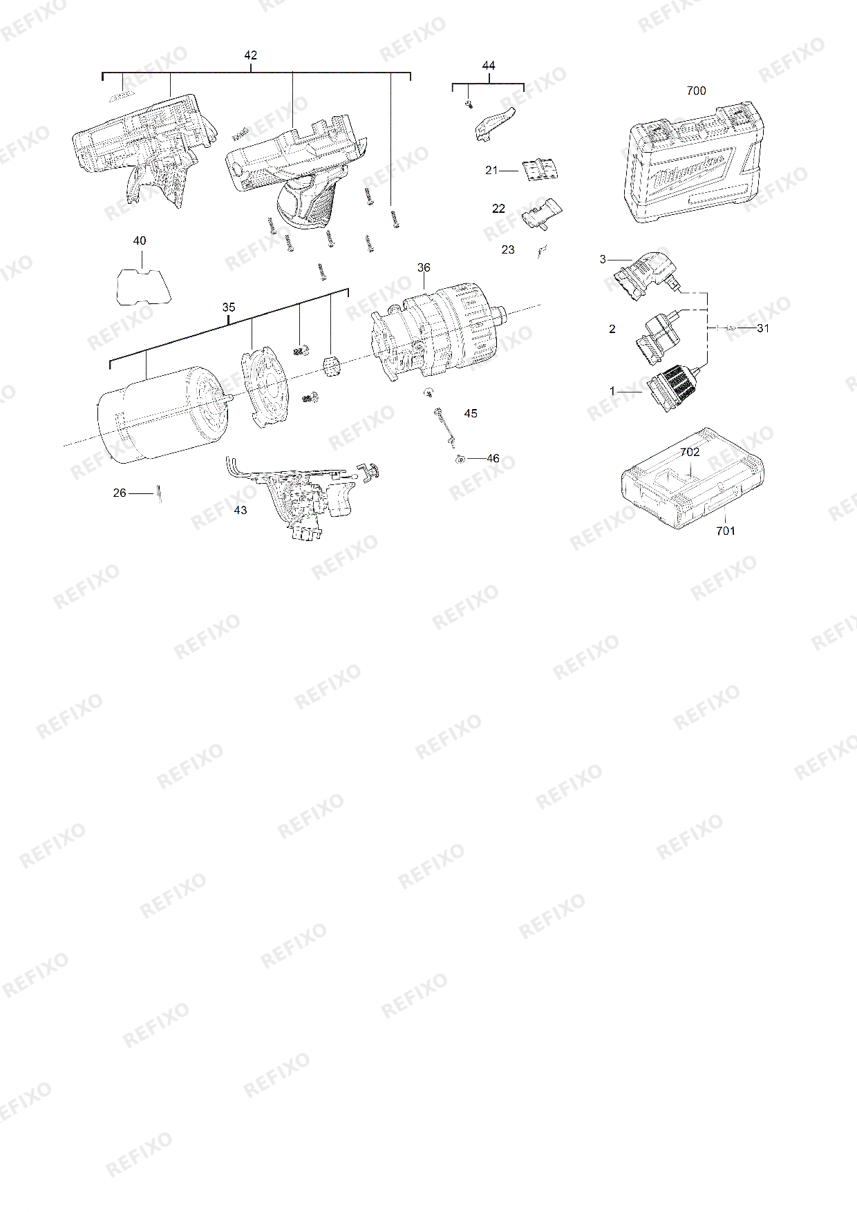 MILWAUKEE M12BDDXKIT 202C IN2 4933447836 4000447170 — схема запчастей