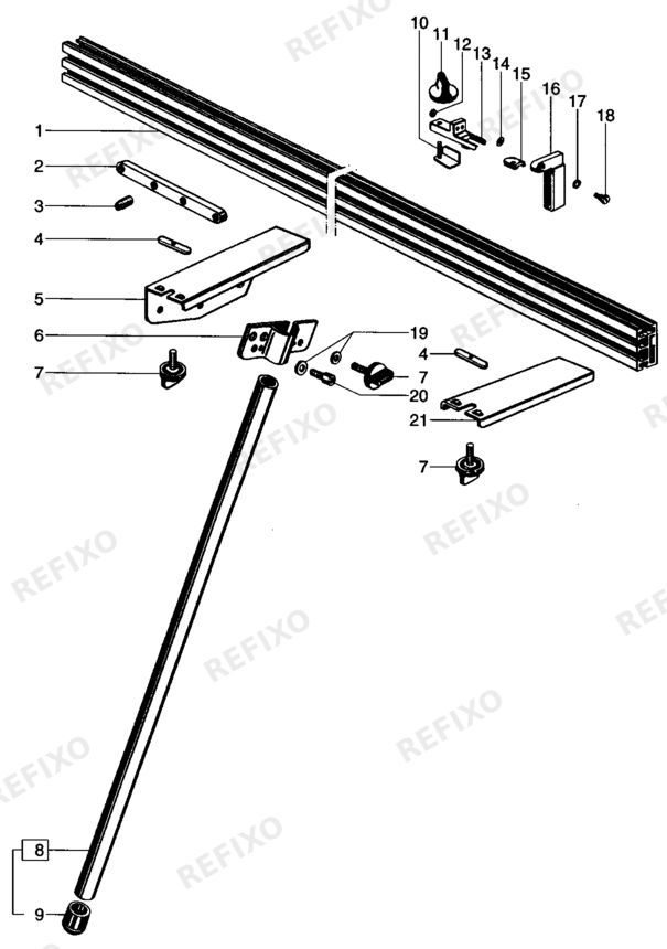 Festool Basis KA 2000 483691 — схема запчастей