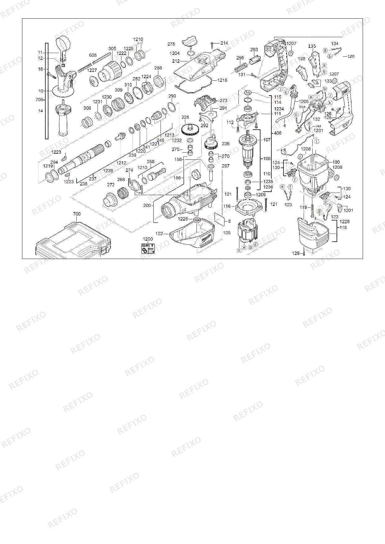 MILWAUKEE K545S 4933398280 4000442777 — схема запчастей