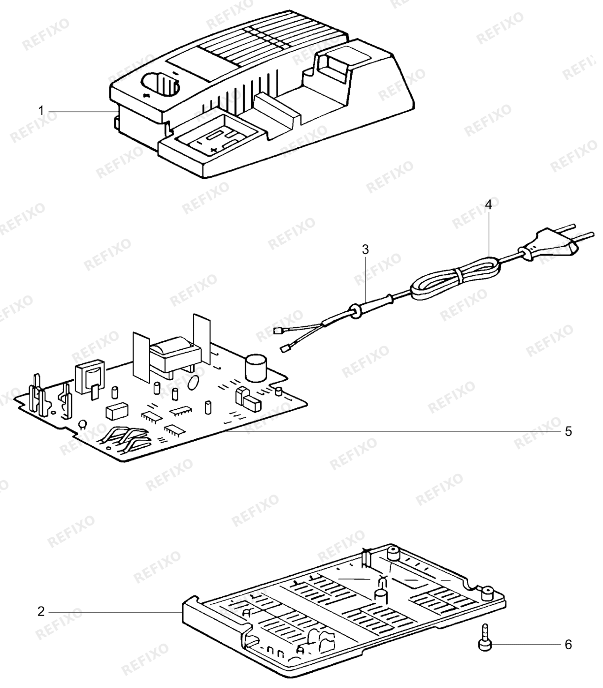 Festool MCU 15 - Super-Schnellladegerät 491313 — схема запчастей