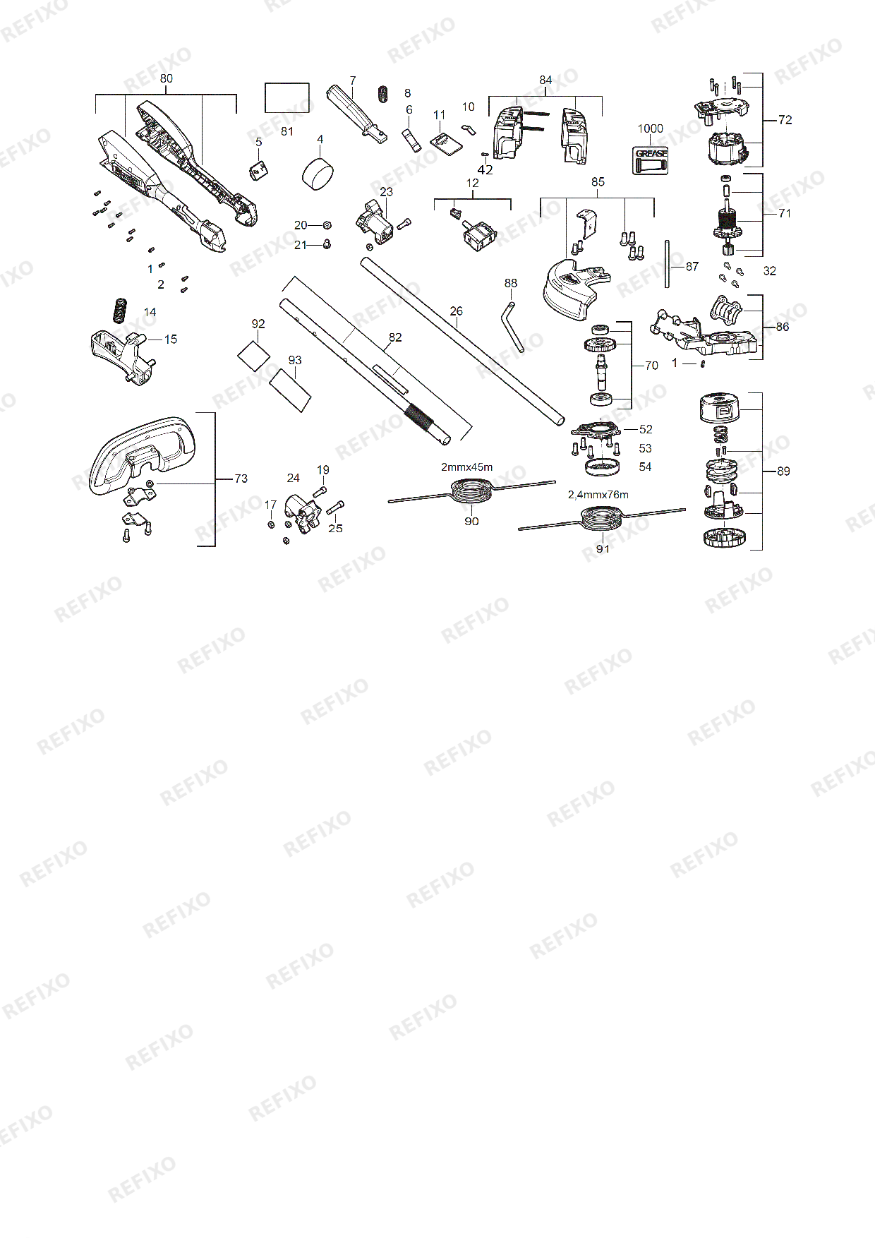MILWAUKEE M18BLLT 0 4933472218 4000491602 — схема запчастей