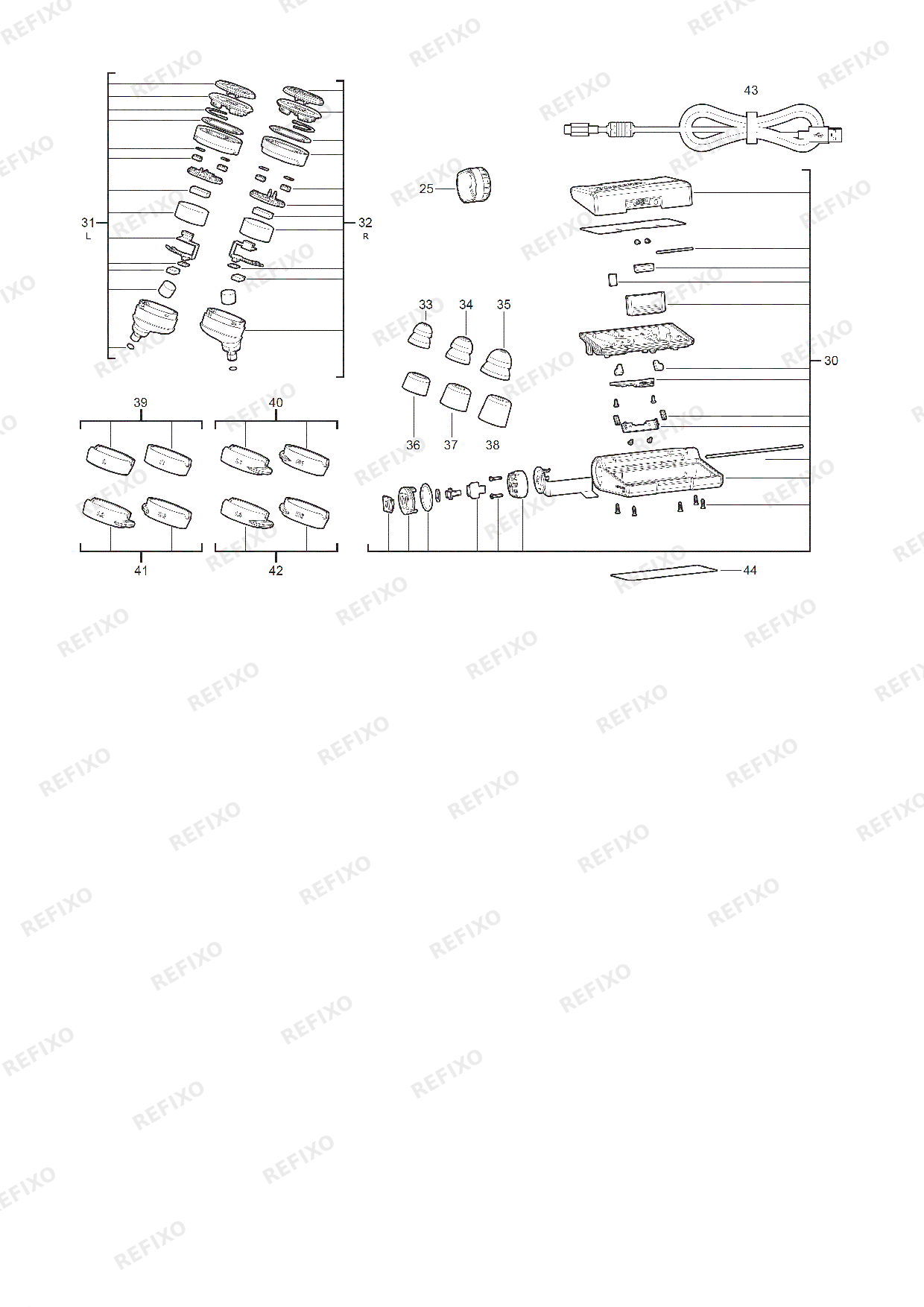 MILWAUKEE L4RLEPB 301 4933478750 4000497177 — схема запчастей