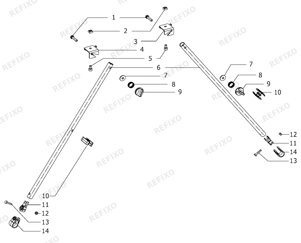 Festool QT-MFT3 - Anschlag 495503 — схема запчастей