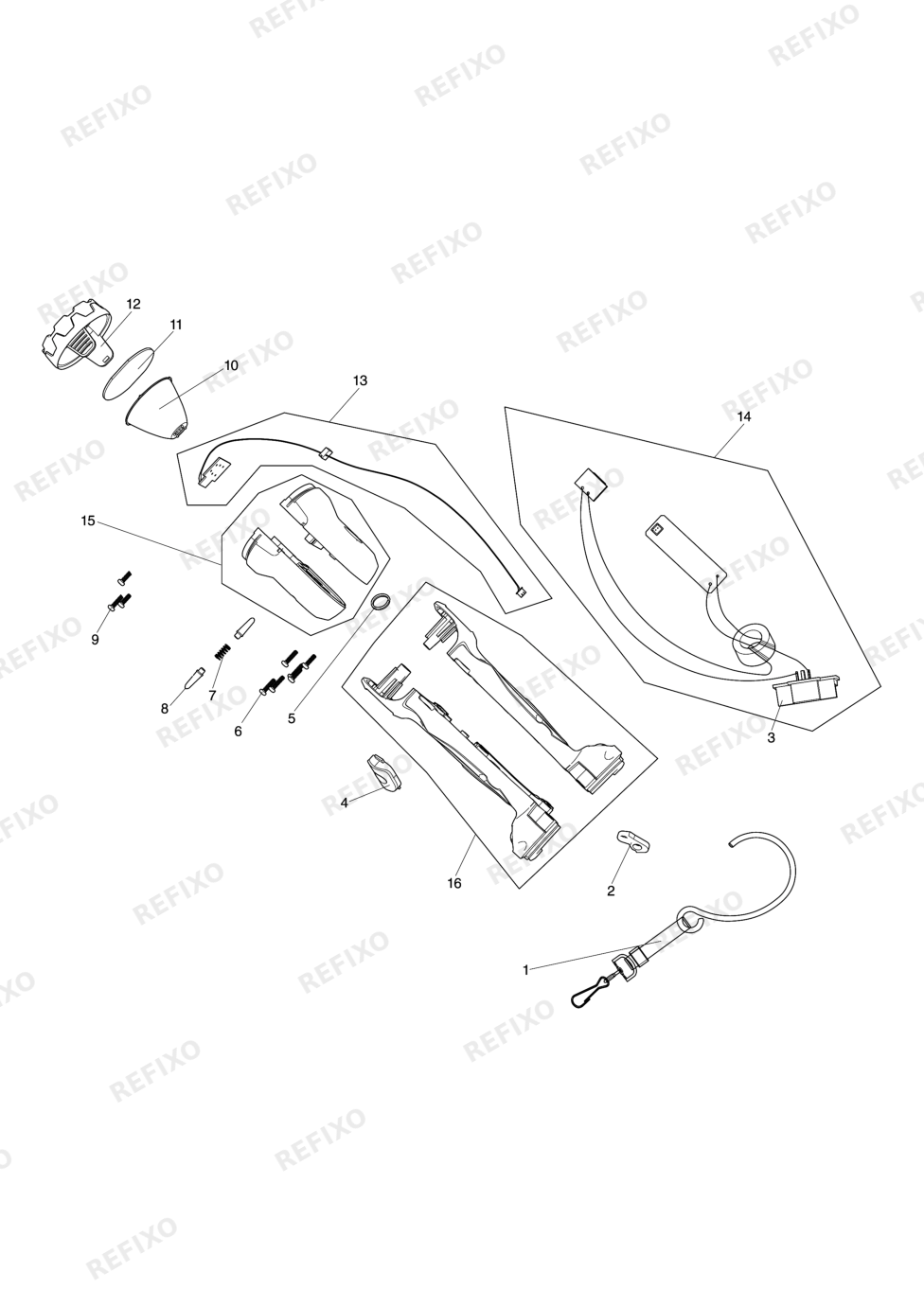 MAKITA BML802 — схема запчастей