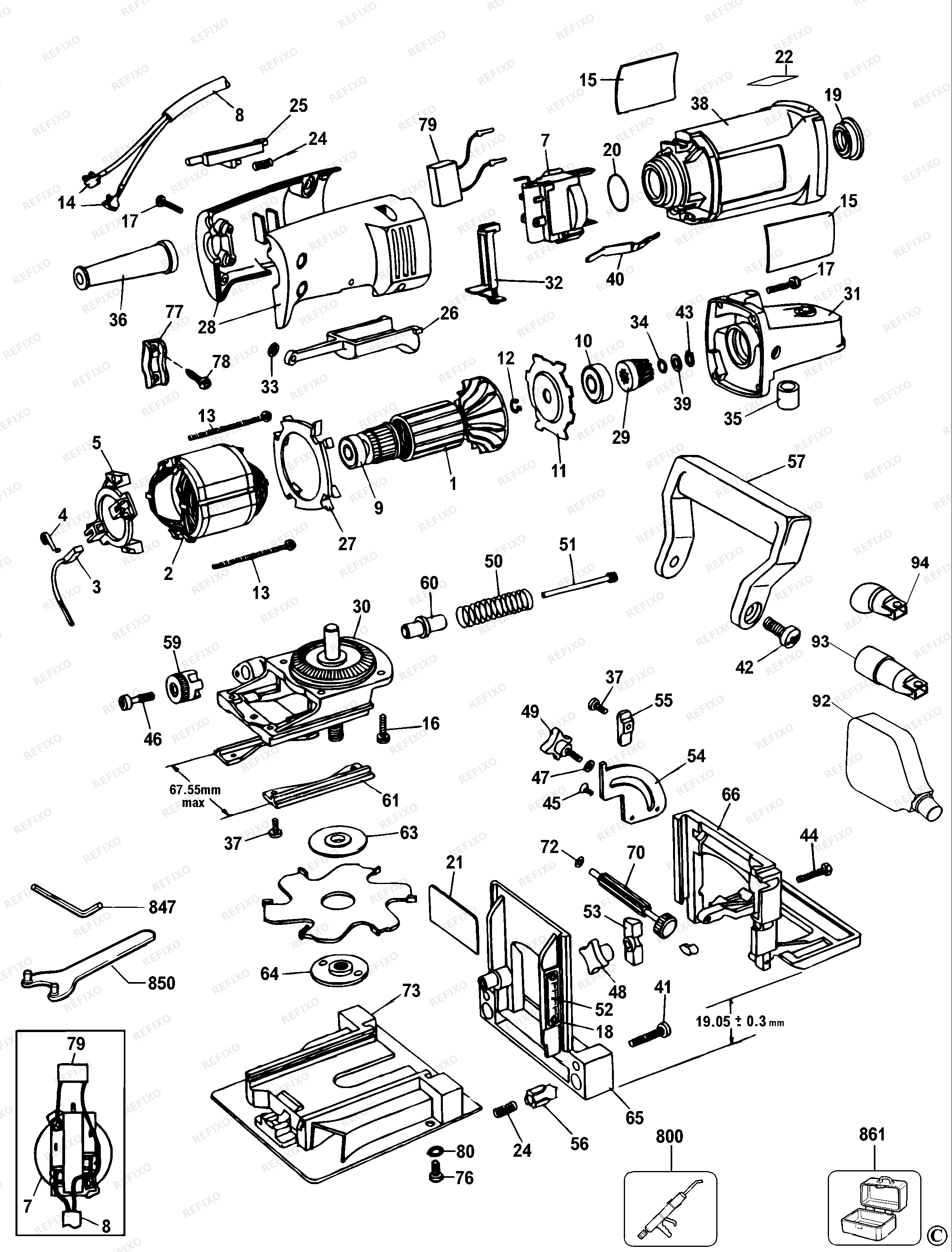 DeWalt ÐÐÐÐÐÐ¬ÐÐ«Ð Ð¤Ð ÐÐÐÐ MBR100 — схема запчастей
