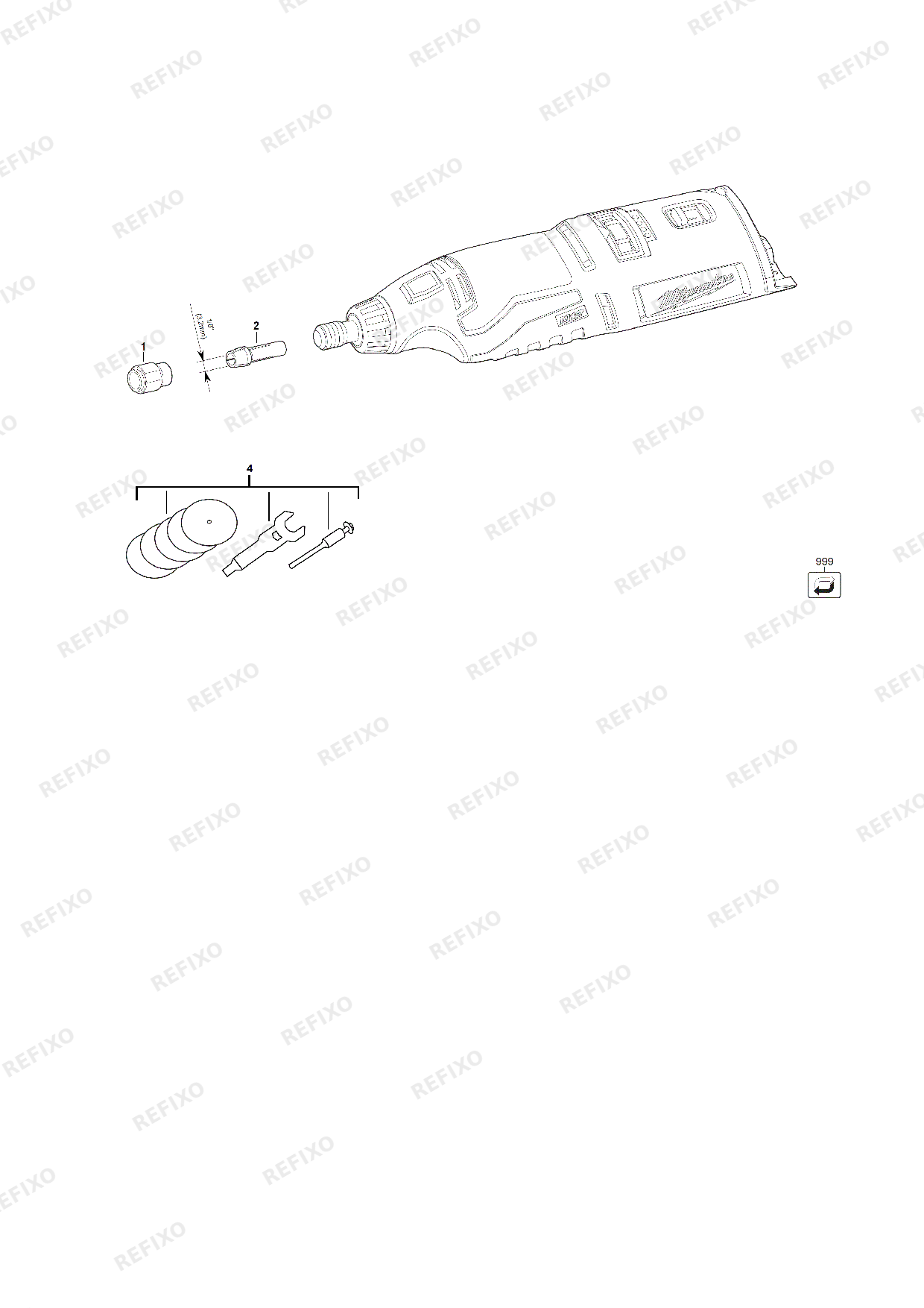 MILWAUKEE C12RT 0 4933427183 4000431133 — схема запчастей