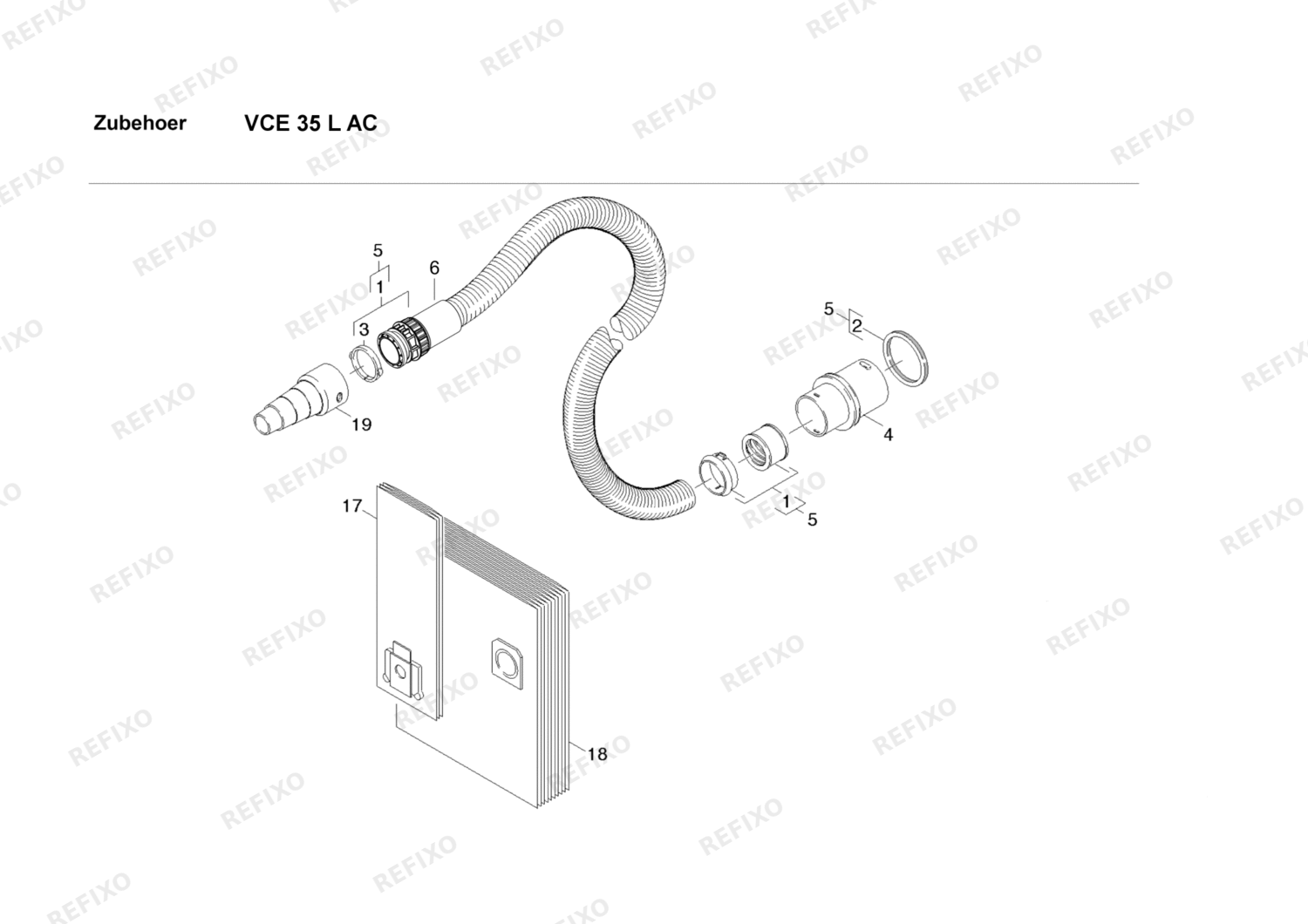 Flex Zeichnung 5 — схема запчастей